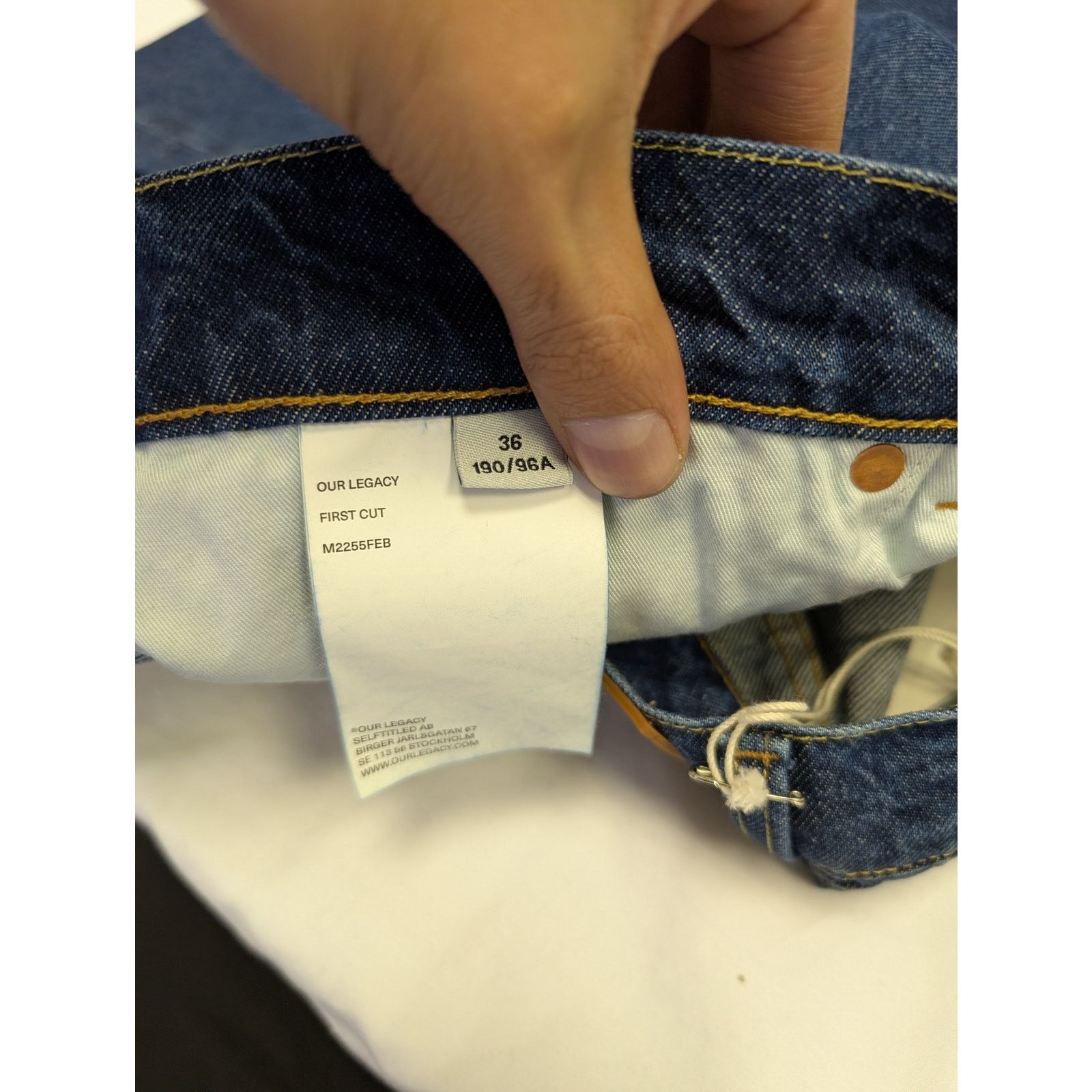 Our Legacy o1rshd1 Everyday Blue Wash Jean in Blue Size US 36 / EU 52 - 16 Thumbnail