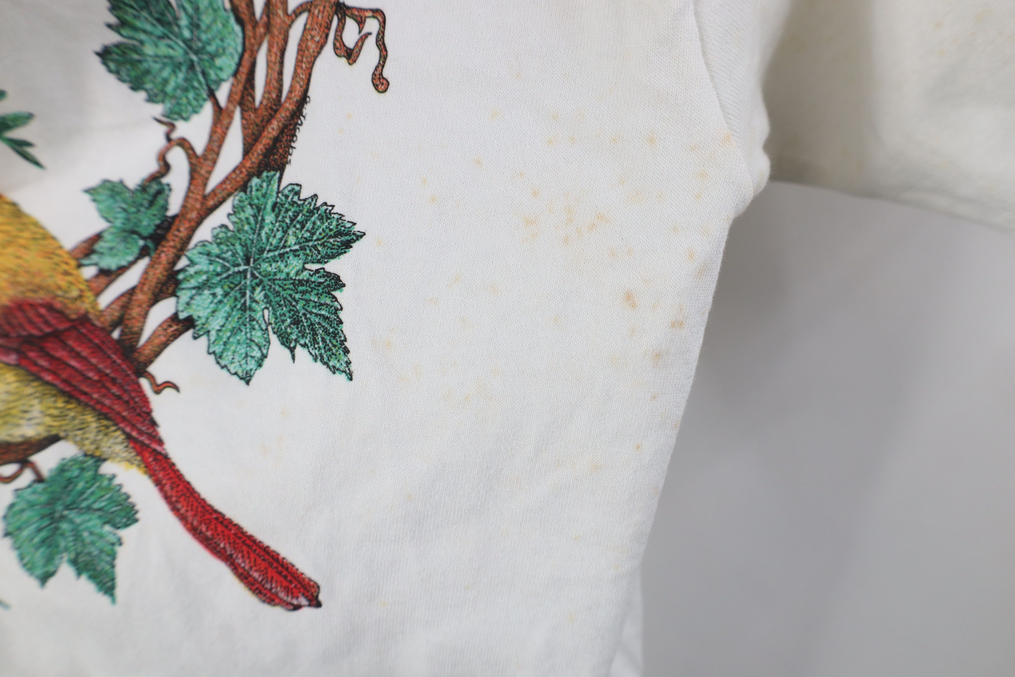 Vintage Deadstock Vintage 90s Streetwear Flower T-Shirt White USA Size L / US 10 / IT 46 - 6 Thumbnail