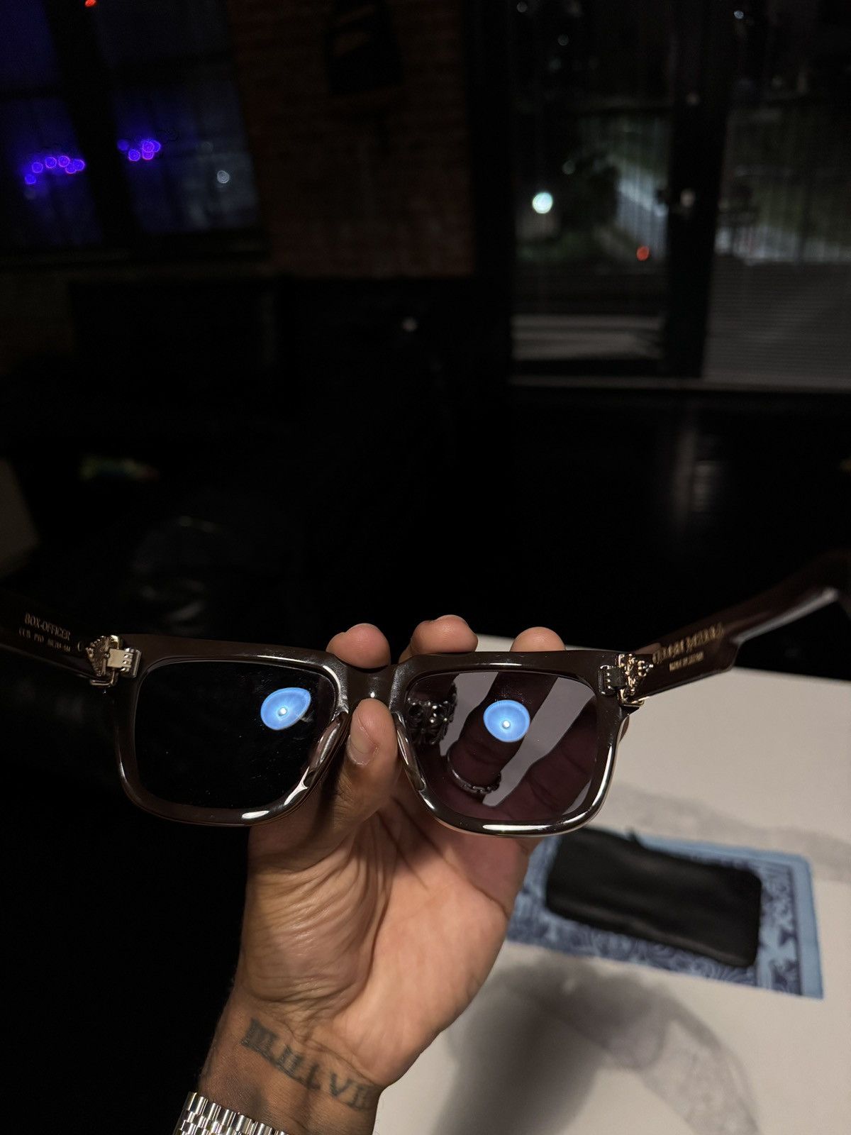 Chrome Hearts × Matty Boy Chrome Hearts Box-Officer Frames Size ONE SIZE - 3 Thumbnail