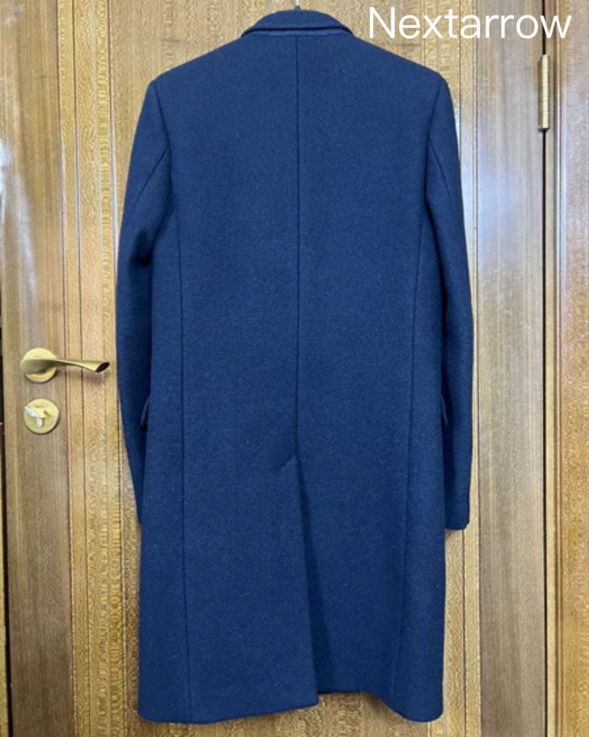 Saint Laurent Paris × Yves Saint Laurent Saint Laurent slp13fw Year 1 Deep Blue Navy breasted Coat Size US S / EU 44-46 / 1 - 2 Thumbnail