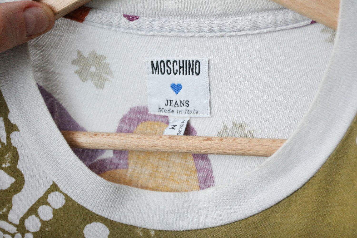 Moschino Vintage Moschino Jeans Italy 90s Abstract Art T Shirt Rare Size M / US 6-8 / IT 42-44 - 8 Thumbnail