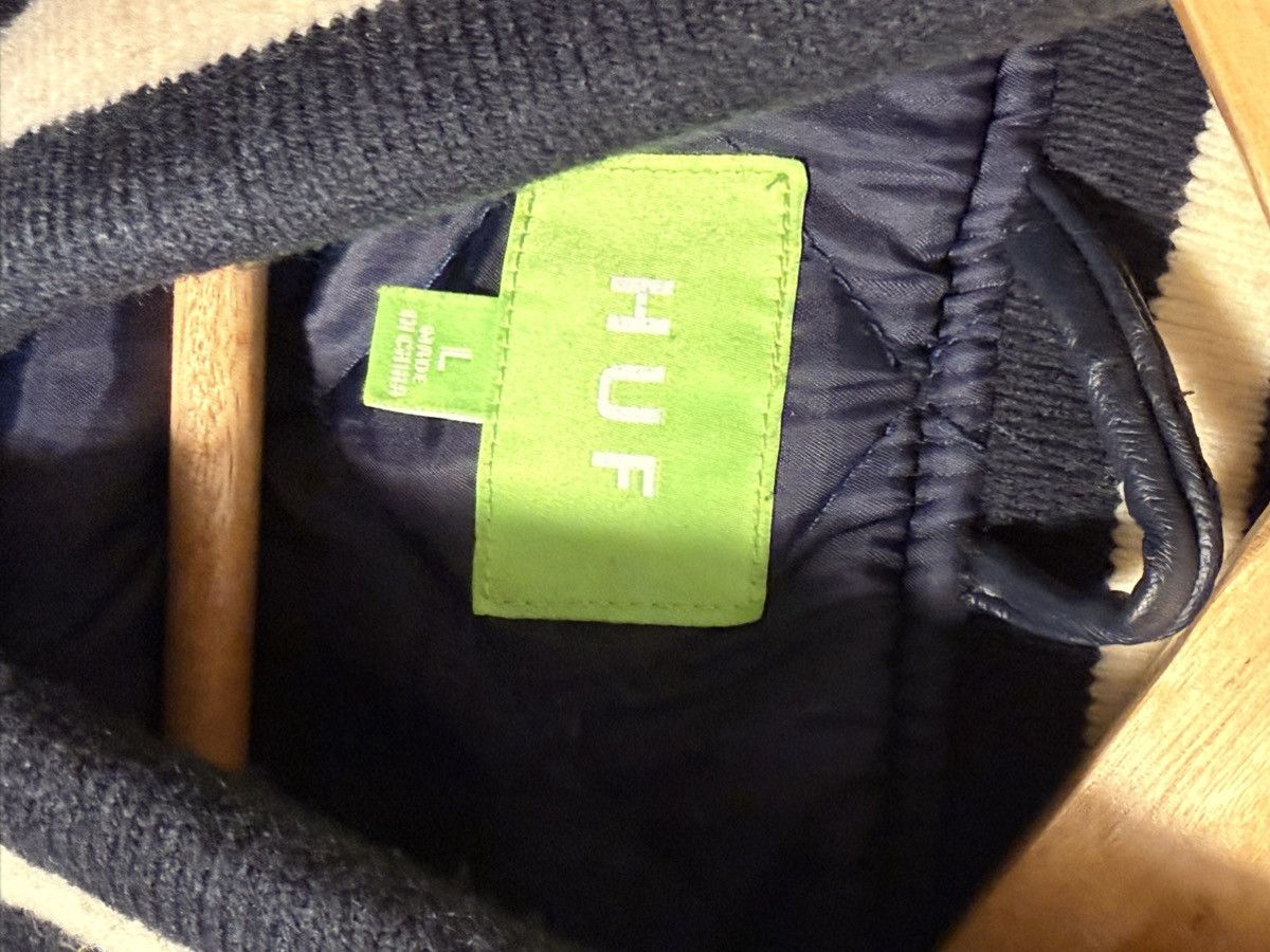 Huf HUF 20 Year Classic H Varsity Jacket Men's College Jacket Size US L / EU 52-54 / 3 - 3 Thumbnail