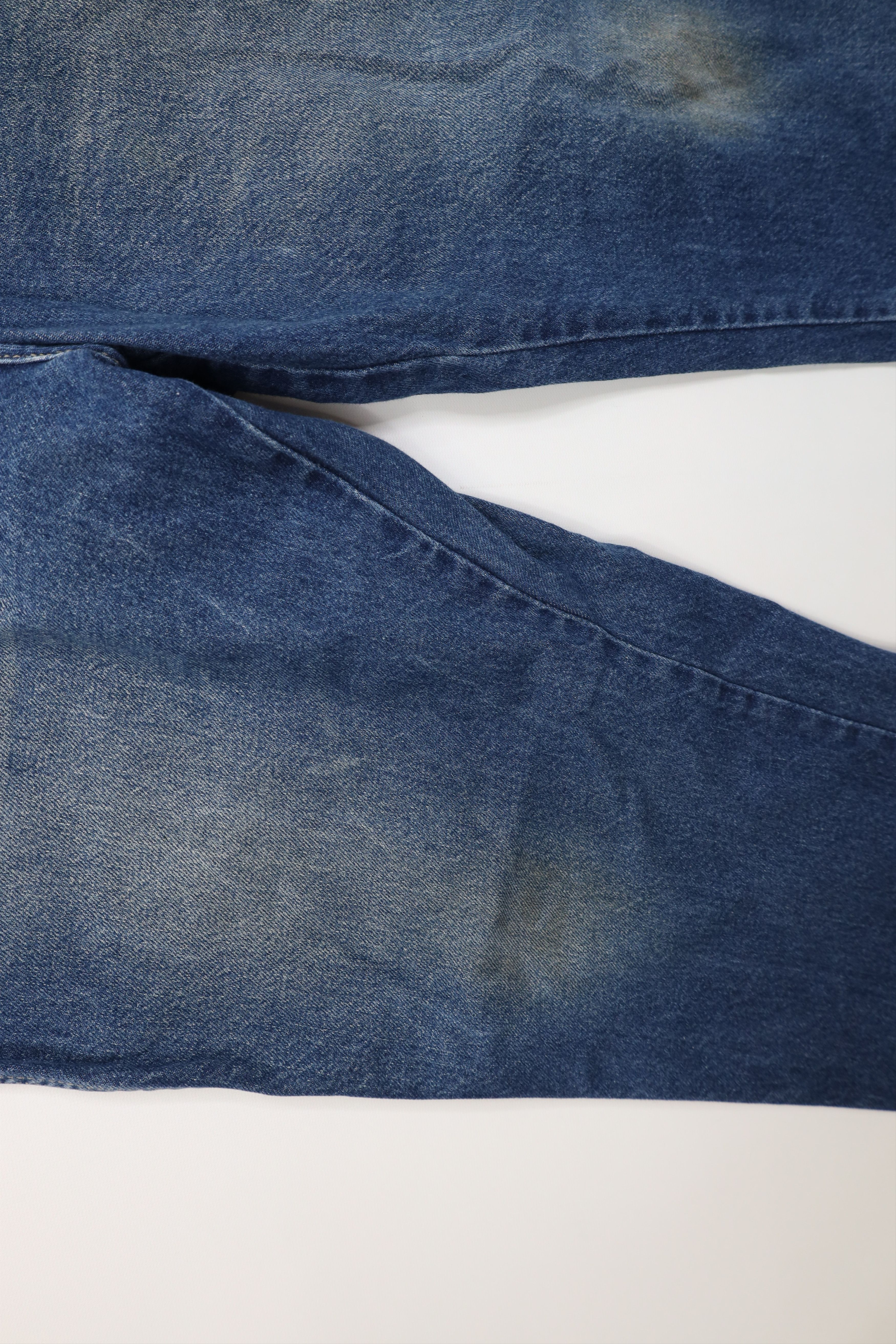 Dickies Vintage 90s Dickies Bootcut Denim Jeans Blue Cotton Workwear Size US 38 / EU 54 - 7 Thumbnail