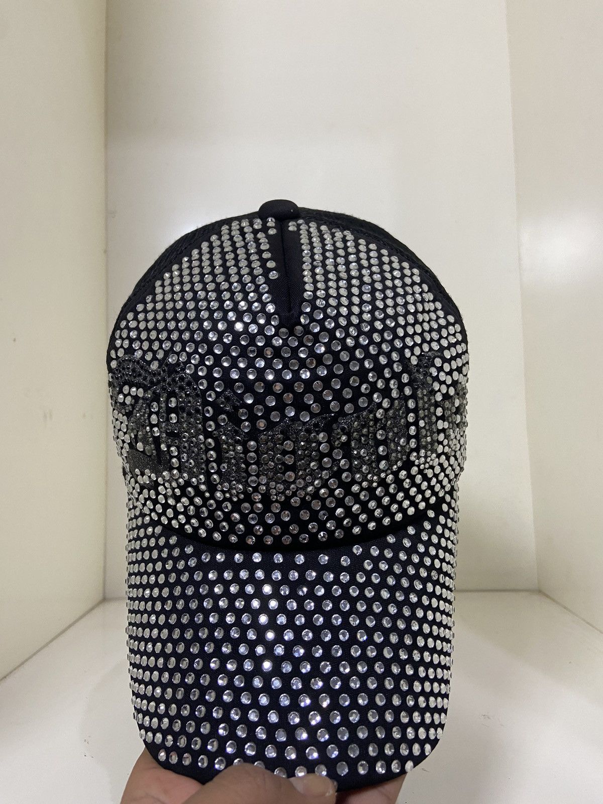 If Six Was Nine 2000s biablo punk trucker hat studded zircon Size ONE SIZE - 1 Thumbnail