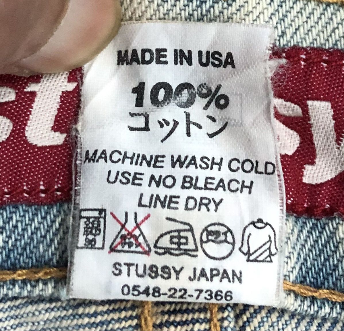 Stussy Vintage Stussy Japan Made In Usa Denim Pants Size US 34 / EU 50 - 21 Thumbnail