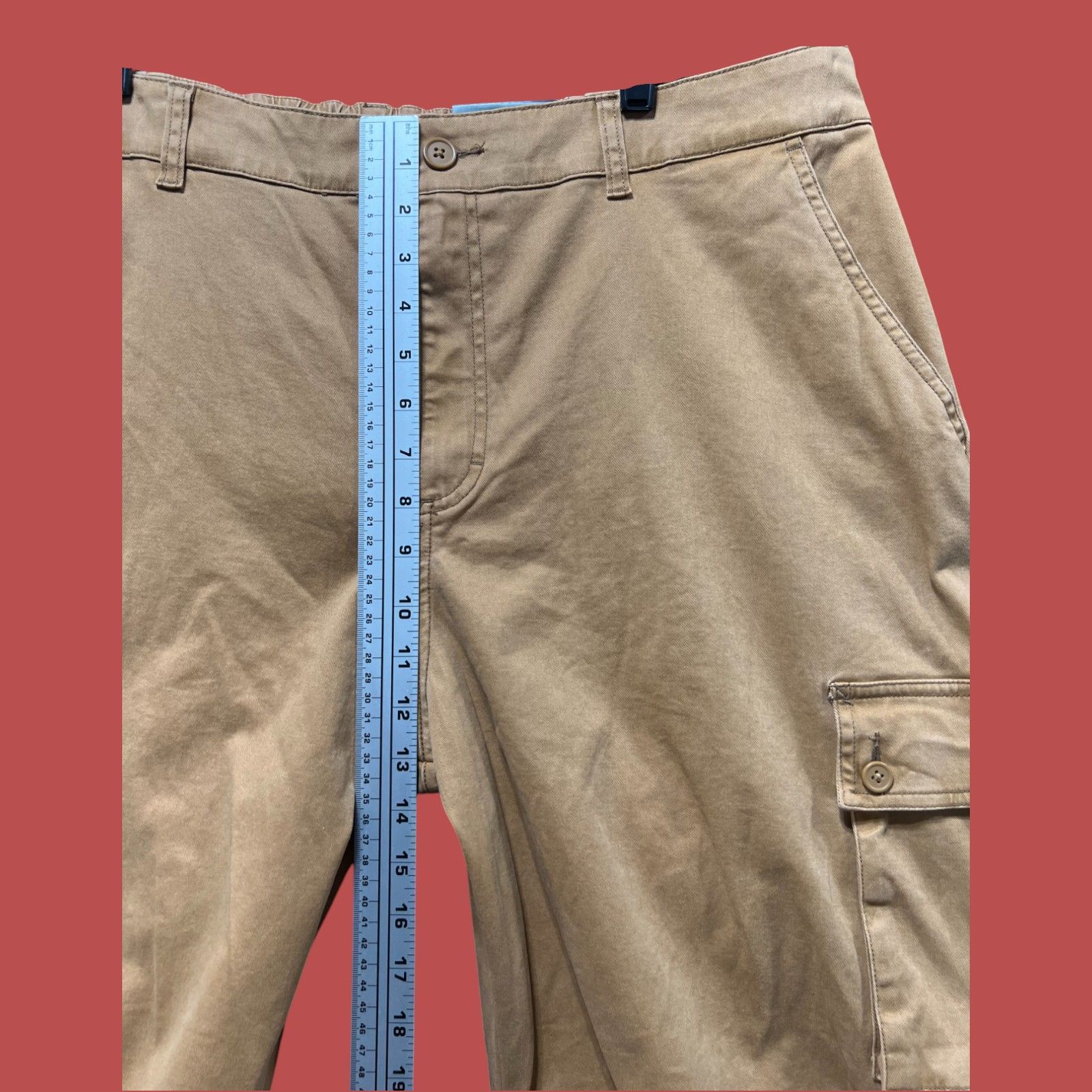 Other Wild Fable - Women's High-Rise Cargo Pants - Light Brown - 1 Size 40" / US 18 - 5 Thumbnail