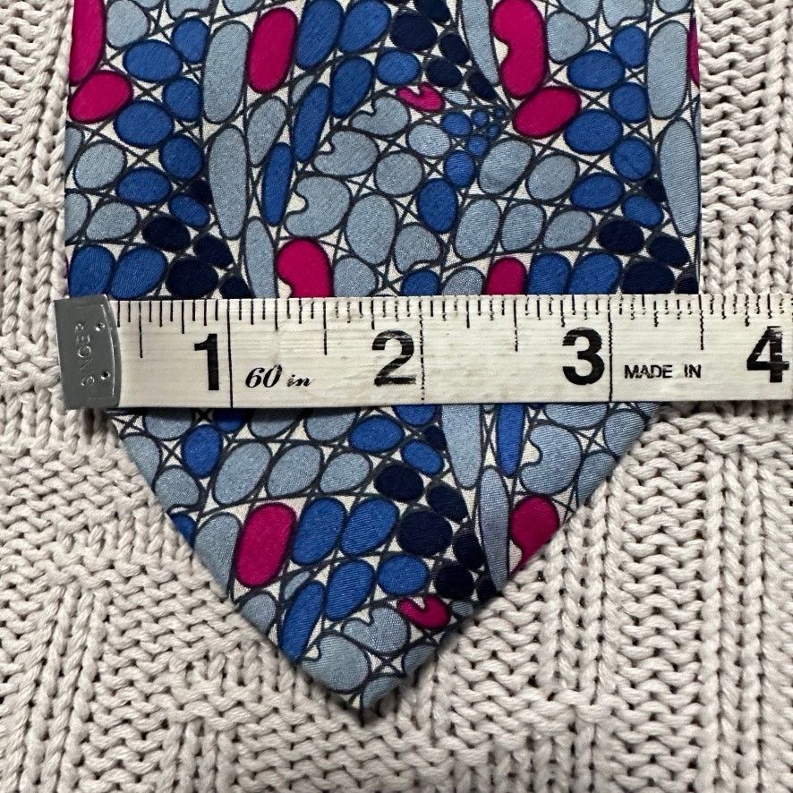 Vintage Vintage 80s stained glass abstract print tie Size ONE SIZE - 5 Thumbnail
