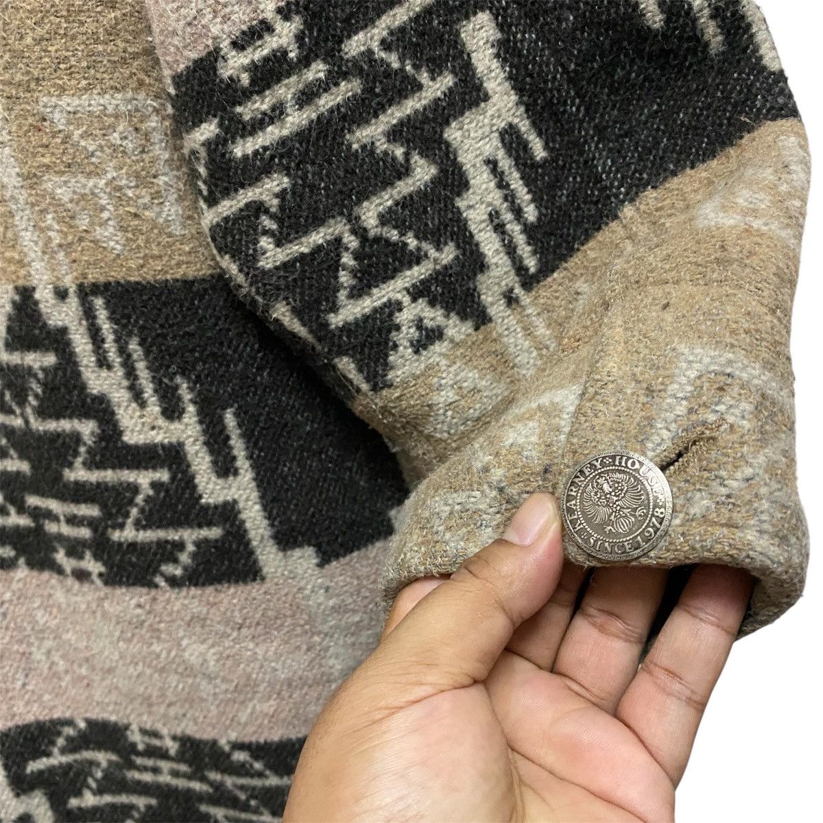 Aztech Mountain Vintage KEARNEY HOUSE Wool Aztec Navajo Winter Jacket Size US L / EU 52-54 / 3 - 11 Thumbnail