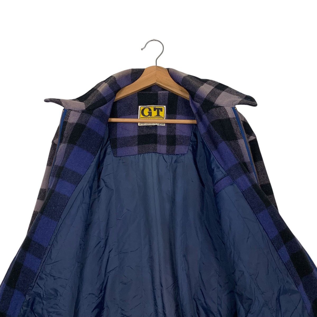 GEORGE THOMAS HAWKINS Purple Tartan Flannel Jacket 2672-C120