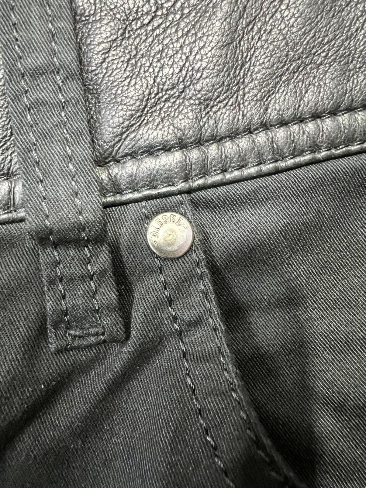 Diesel Diesel fabric+leather pant size 32 Size US 32 / EU 48 - 5 Thumbnail