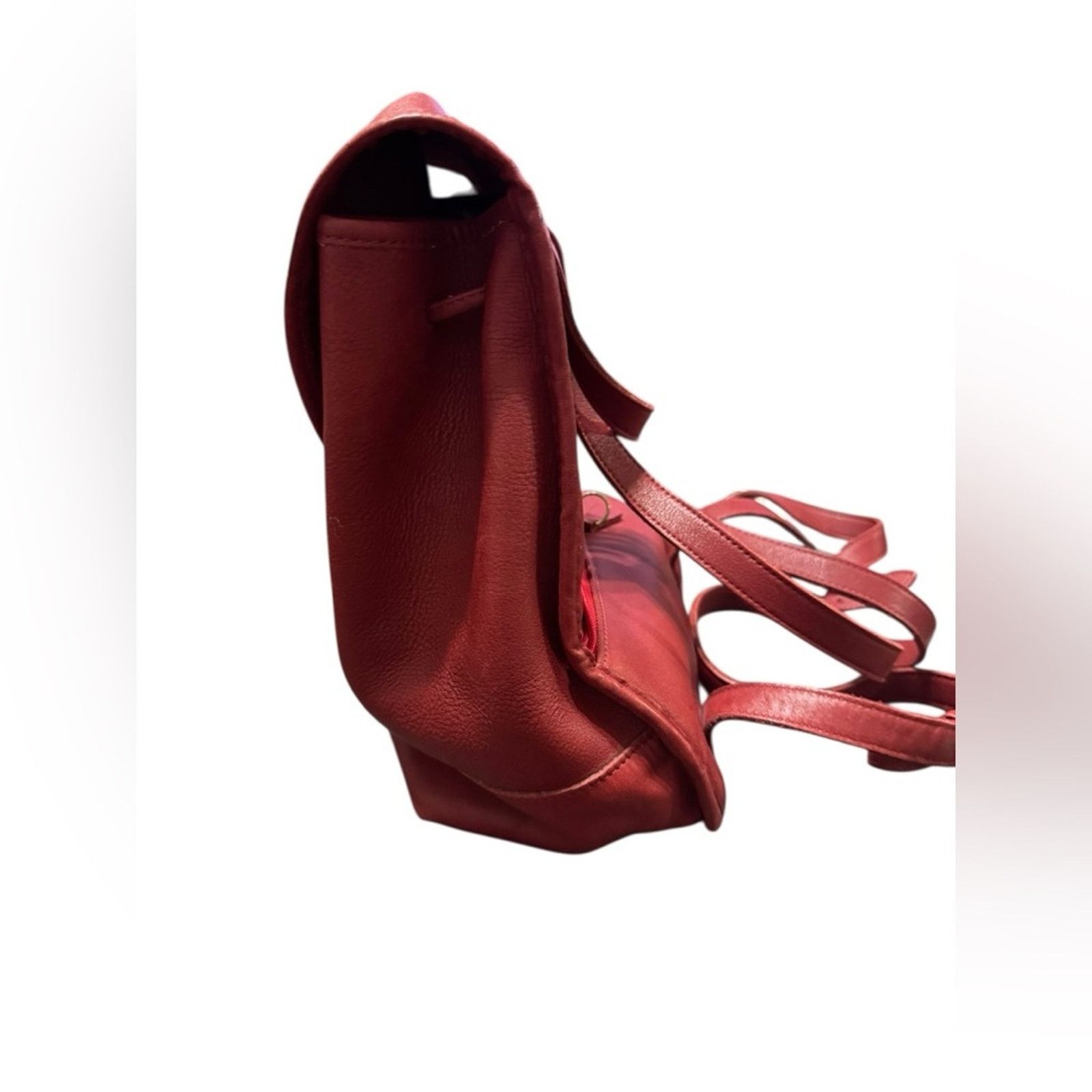 Coach VTG! Coach red leather daypack/back pack Size ONE SIZE - 4 Thumbnail