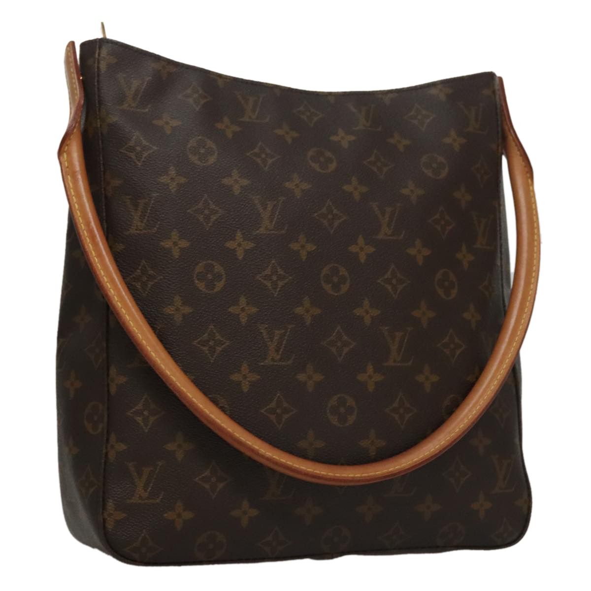 Louis Vuitton Looping Gm Brown Canvas Shoulder Bag (Pre-Owned) Size ONE SIZE - 1 Thumbnail
