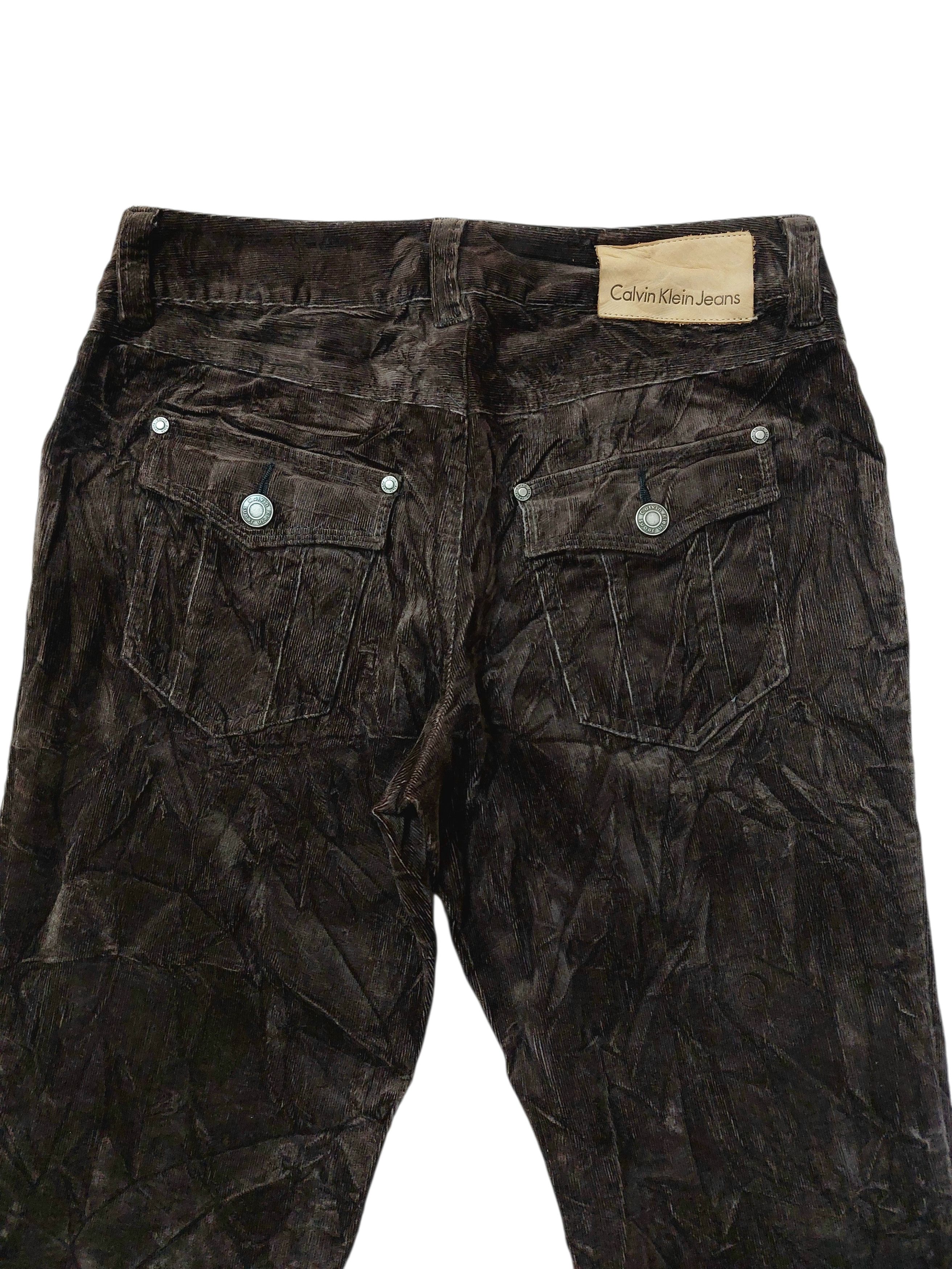 Calvin Klein 🔥 Super Flare Bootcut Calvin Klein 90s Retro Corduroy Size 27" / US 4 / IT 40 - 10 Thumbnail