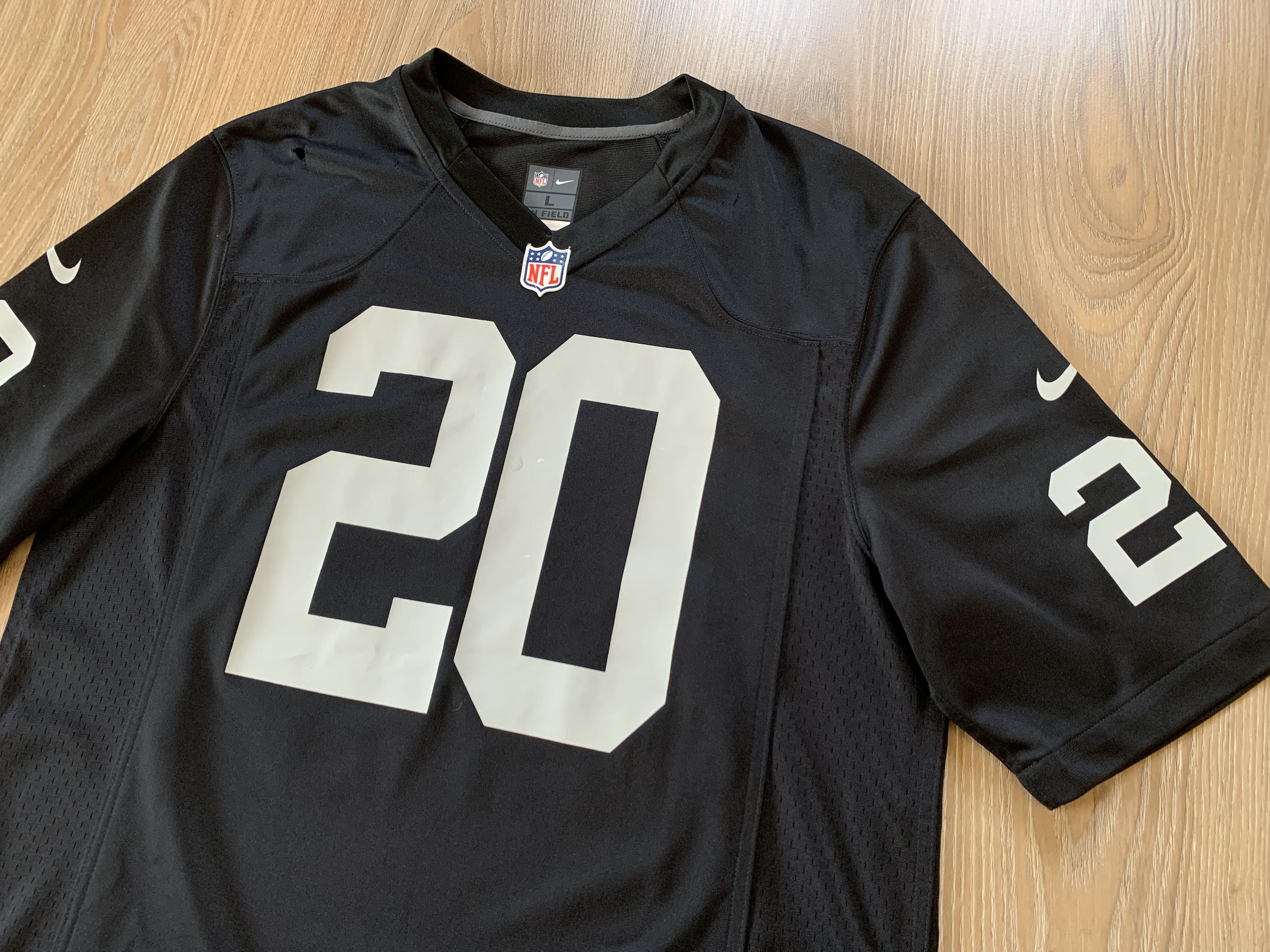 NFL × Nike × Vintage Nike NFL Las Vegas Raiders Darren McFadden #20 Jersey Size US L / EU 52-54 / 3 - 4 Thumbnail