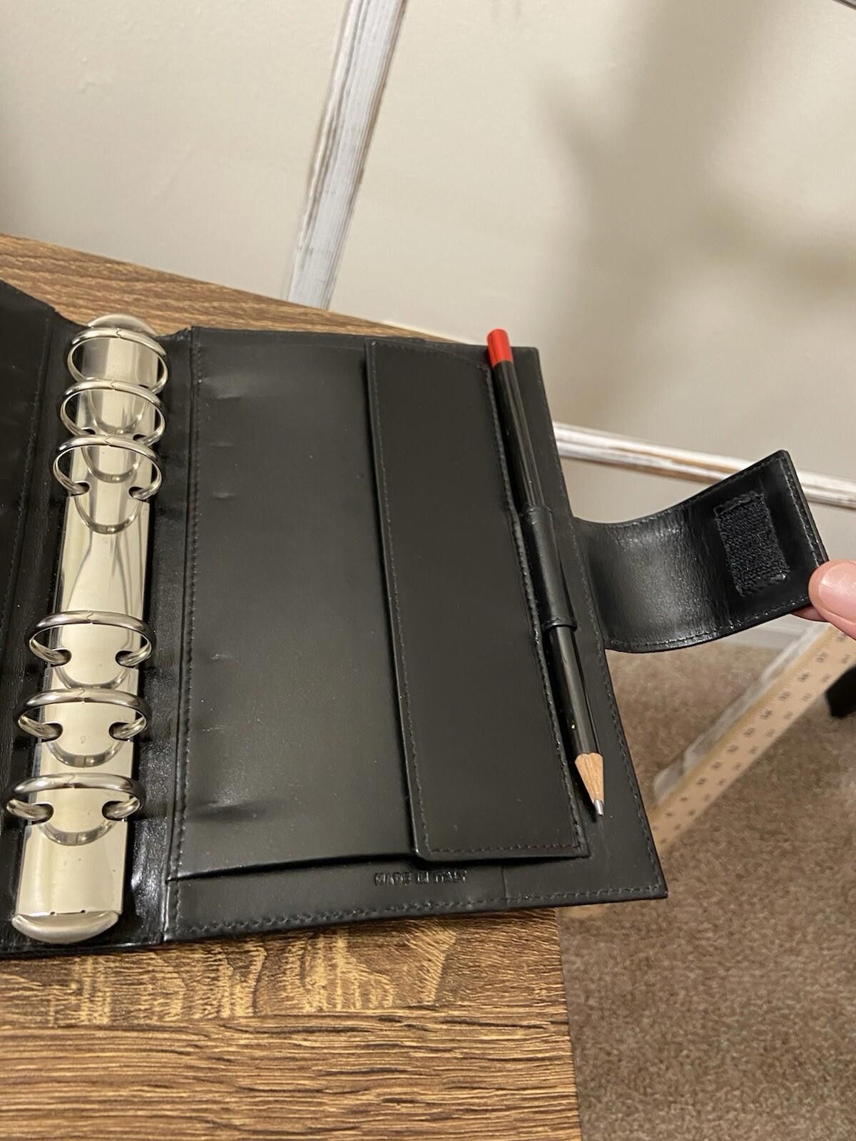 Prada Prada Black Nylon Saffiano Notebook Cover Trifold Wallet Set Size ONE SIZE - 12 Thumbnail
