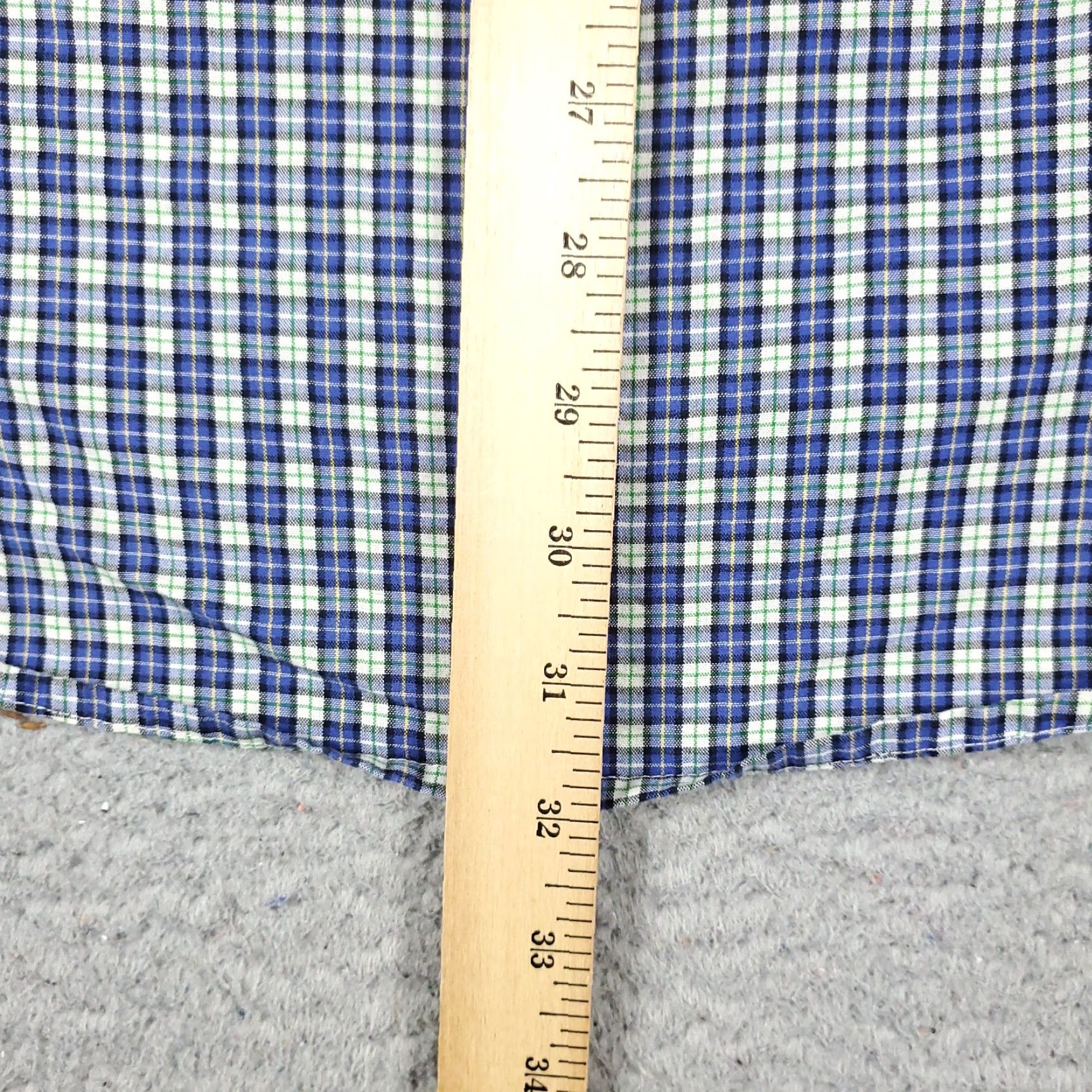Tommy Hilfiger Tommy Hilfiger Shirt Mens XL Blue Plaid Casual Button Up Long Sleeve Size US XL / EU 56 / 4 - 5 Thumbnail