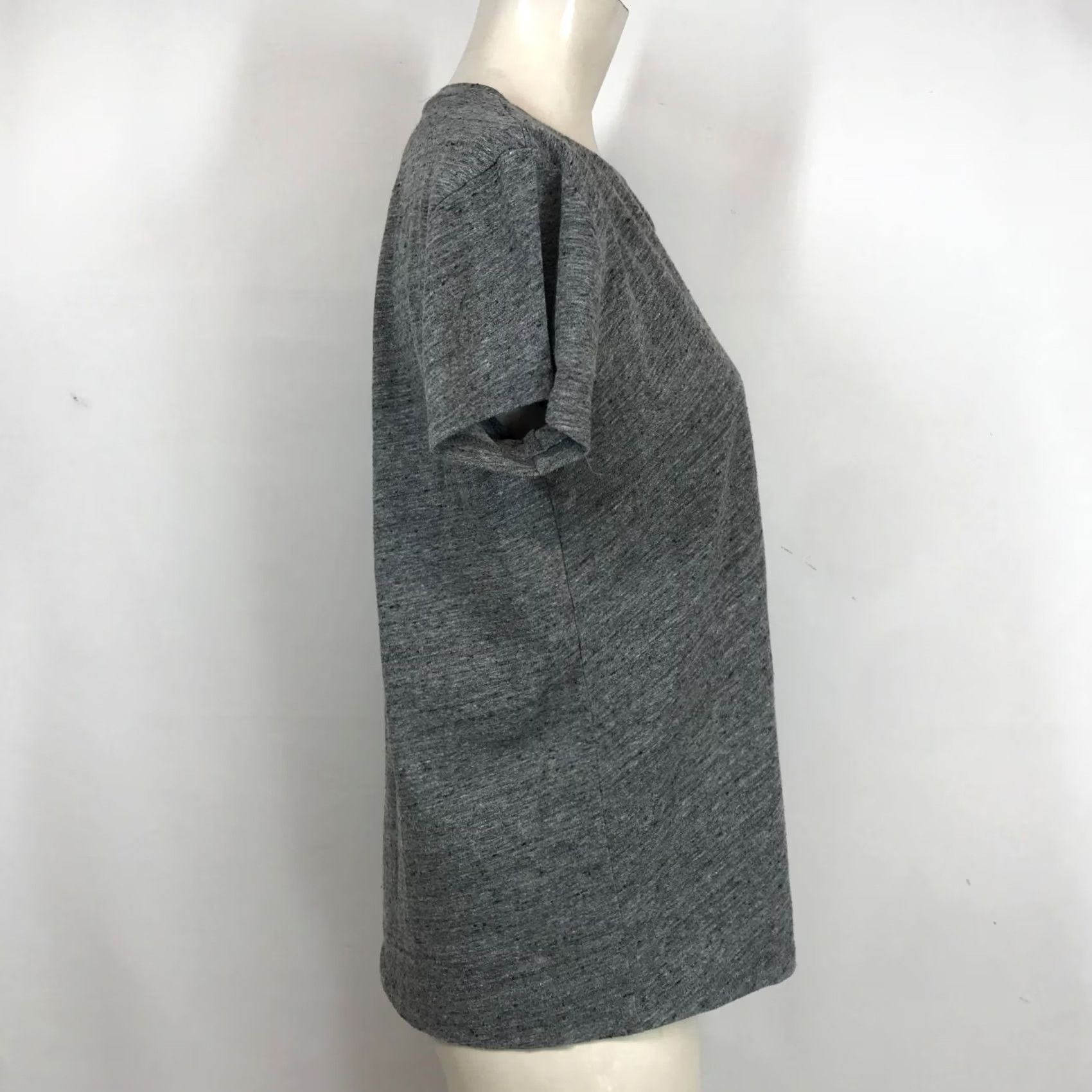 Marine Layer Marine Layer Womens Medium Gray Cotton Blend Shirt Size M / US 6-8 / IT 42-44 - 4 Thumbnail