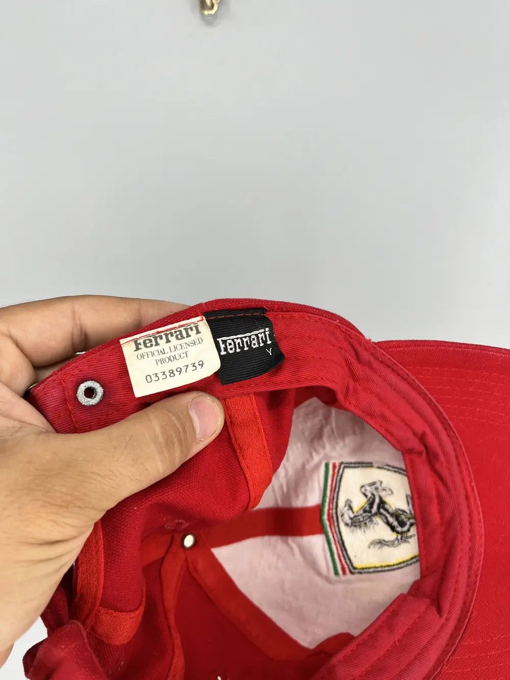 Ferrari Y2k Vintage Ferrari Racing Formula One Red Hype Hat Cap Size ONE SIZE - 6 Thumbnail