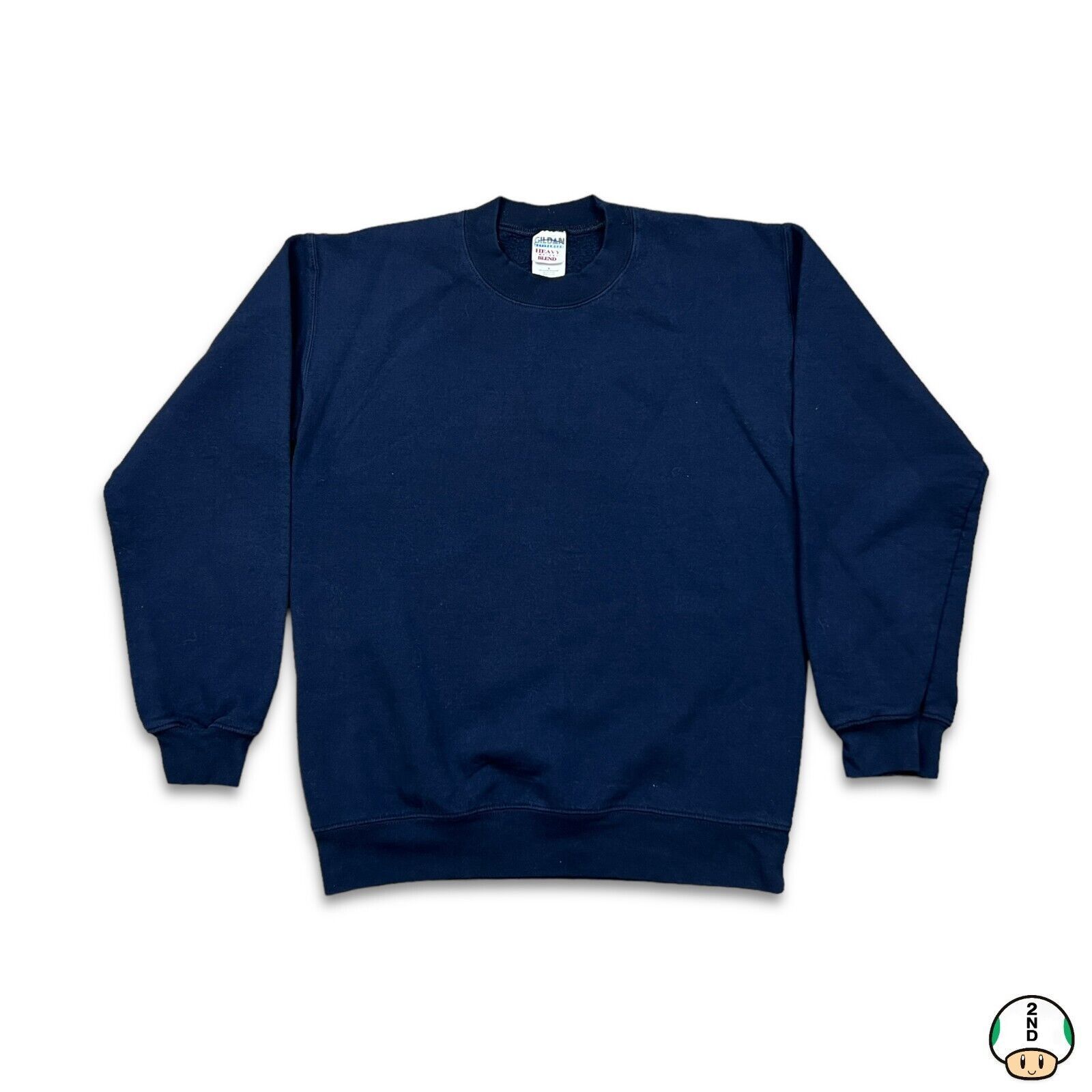 Vintage Vintage Gildan Blank Sweatshirt Small Heavy Blend Pullover Size US S / EU 44-46 / 1 - 1 Thumbnail