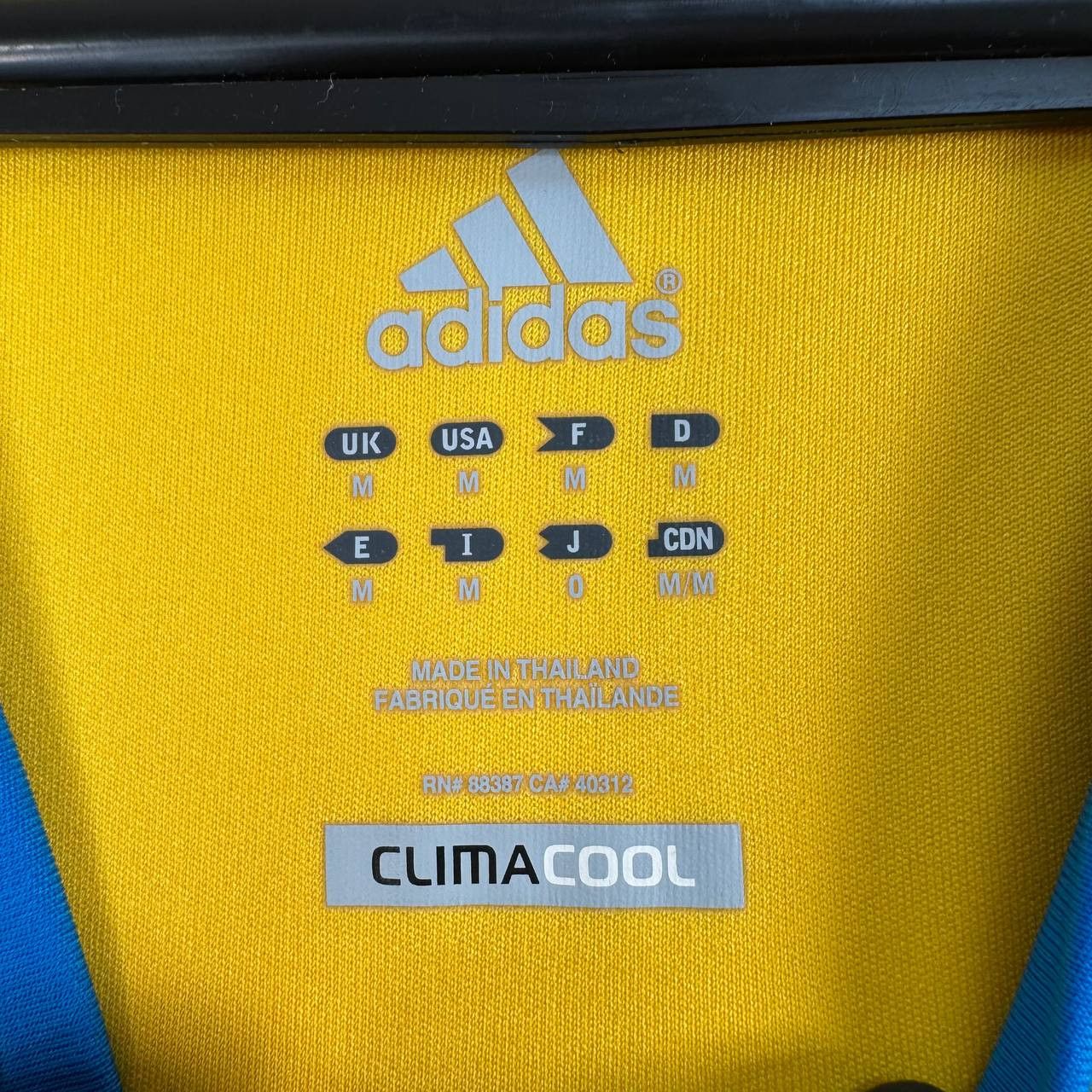 Adidas Adidas Ukraine Home Jersey ClimaCool X11627 Mens Size M Size US M / EU 48-50 / 2 - 5 Thumbnail