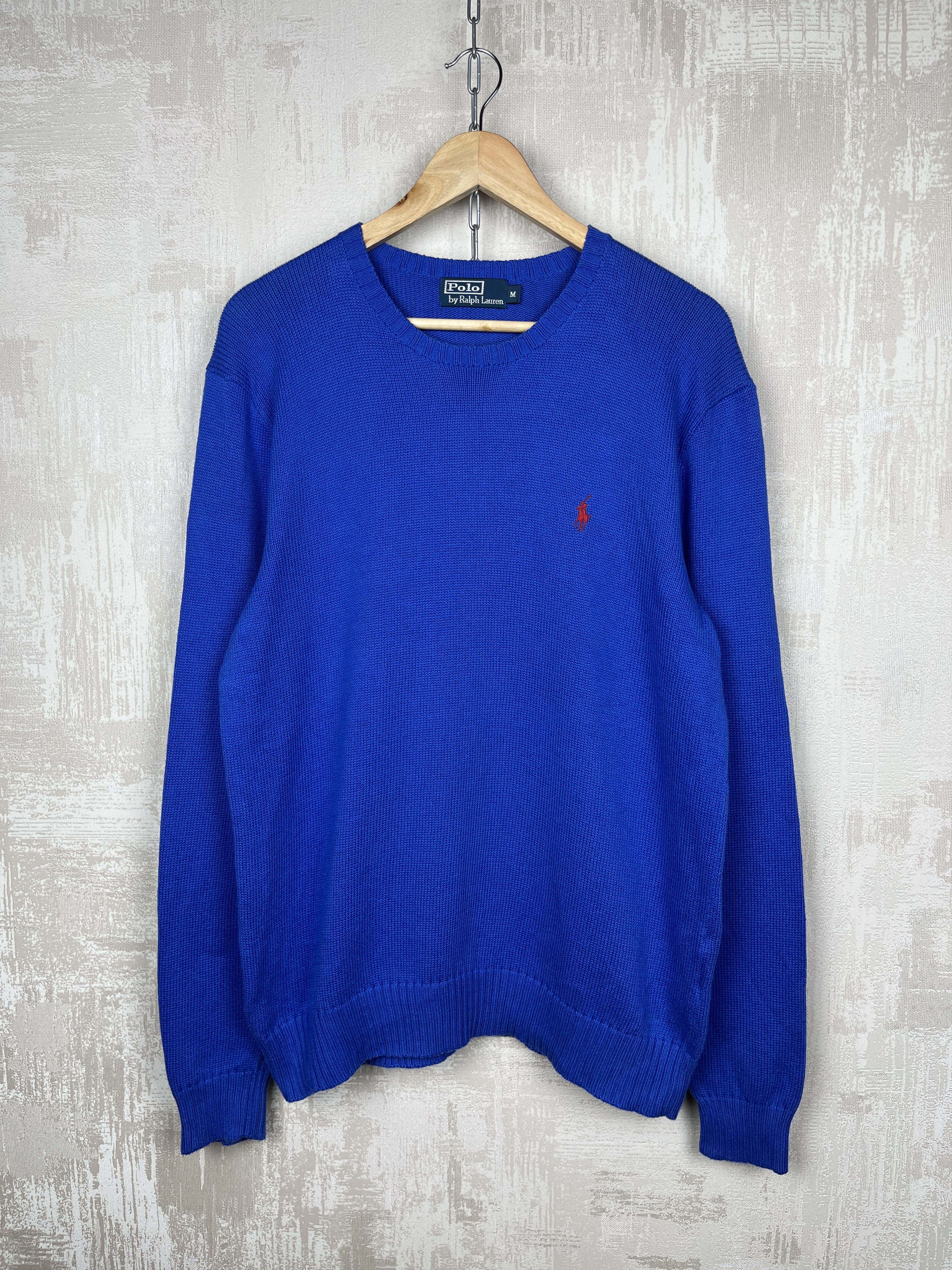 Polo Ralph Lauren × Ralph Lauren × Vintage Vintage Polo by Ralph Lauren Crew Neck Cotton Sweater Size US M / EU 48-50 / 2 - 2 Thumbnail