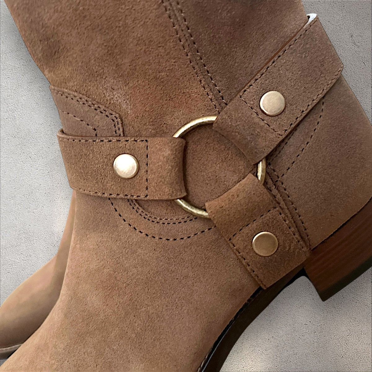 Saint Laurent Paris Saint Laurent Wyatt Harness Suede Boots Size US 7 / EU 40 - 2 Thumbnail