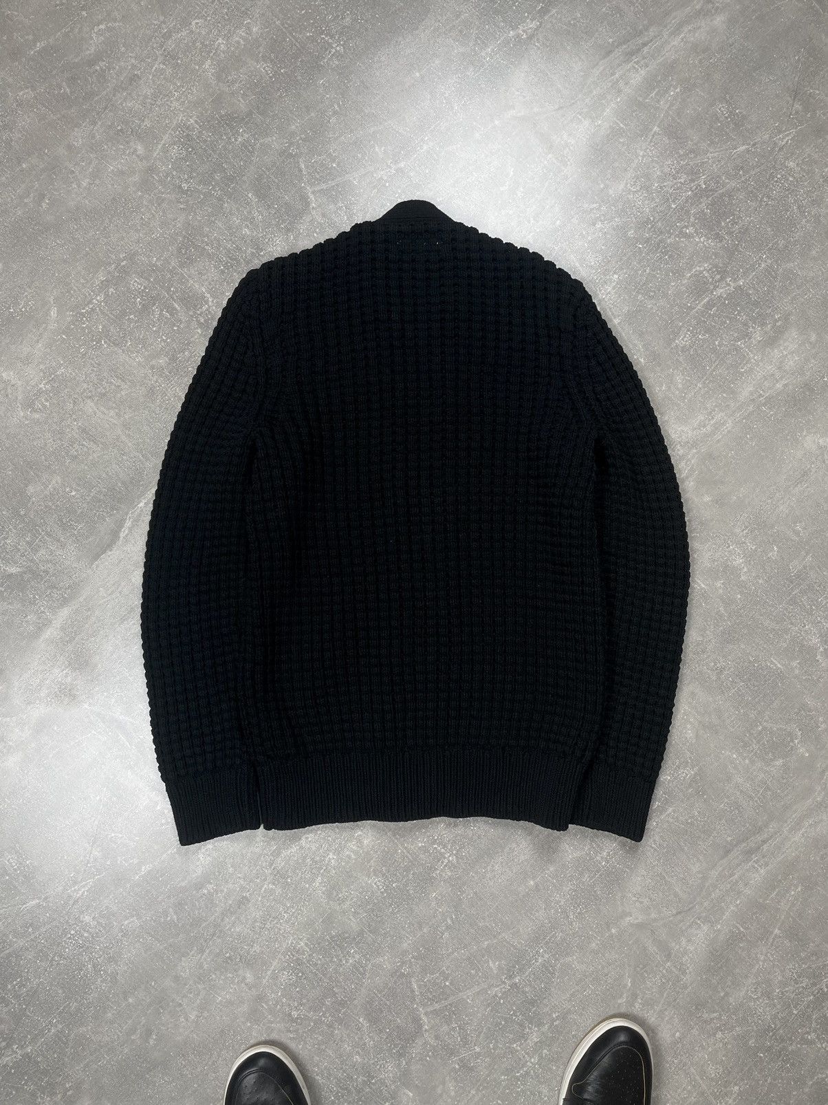Allsaints 🖤 AllSaints Opium Avant Garde Wool Knitted Cardigan Sweater Size US M / EU 48-50 / 2 - 11 Thumbnail