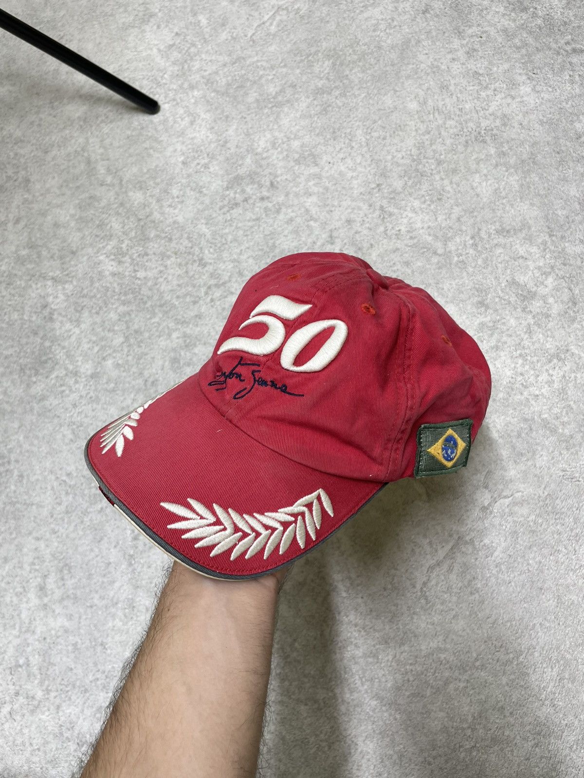 Ferrari × Formula 1 Brazil 2000 F1 World Champion Michael Schumacher Ferrari Cap Size ONE SIZE - 1 Thumbnail