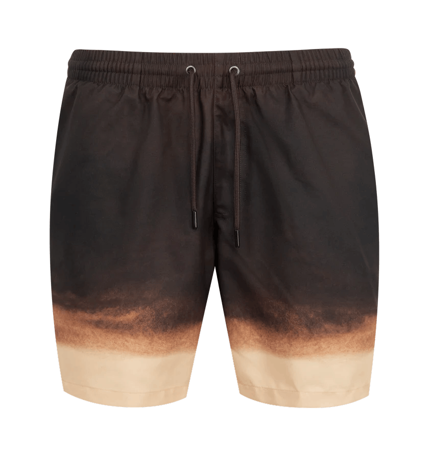 Dries Van Noten o1h1sh10525 Printed Swim Short in Brown Size US 32 / EU 48 - 1 Thumbnail