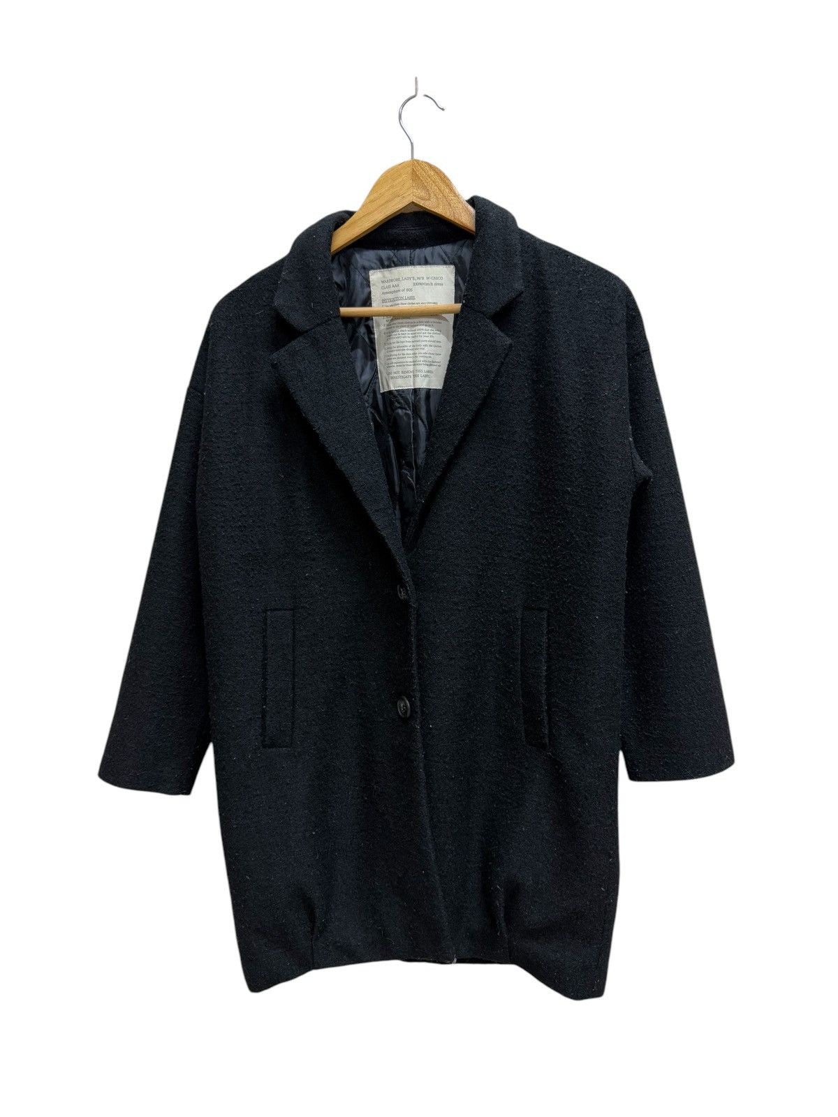 Japanese Brand Wardrobe Lady’s W/R W-Chico Atmosphere of 80s Wool Jacket Size M / US 6-8 / IT 42-44 - 1 Thumbnail