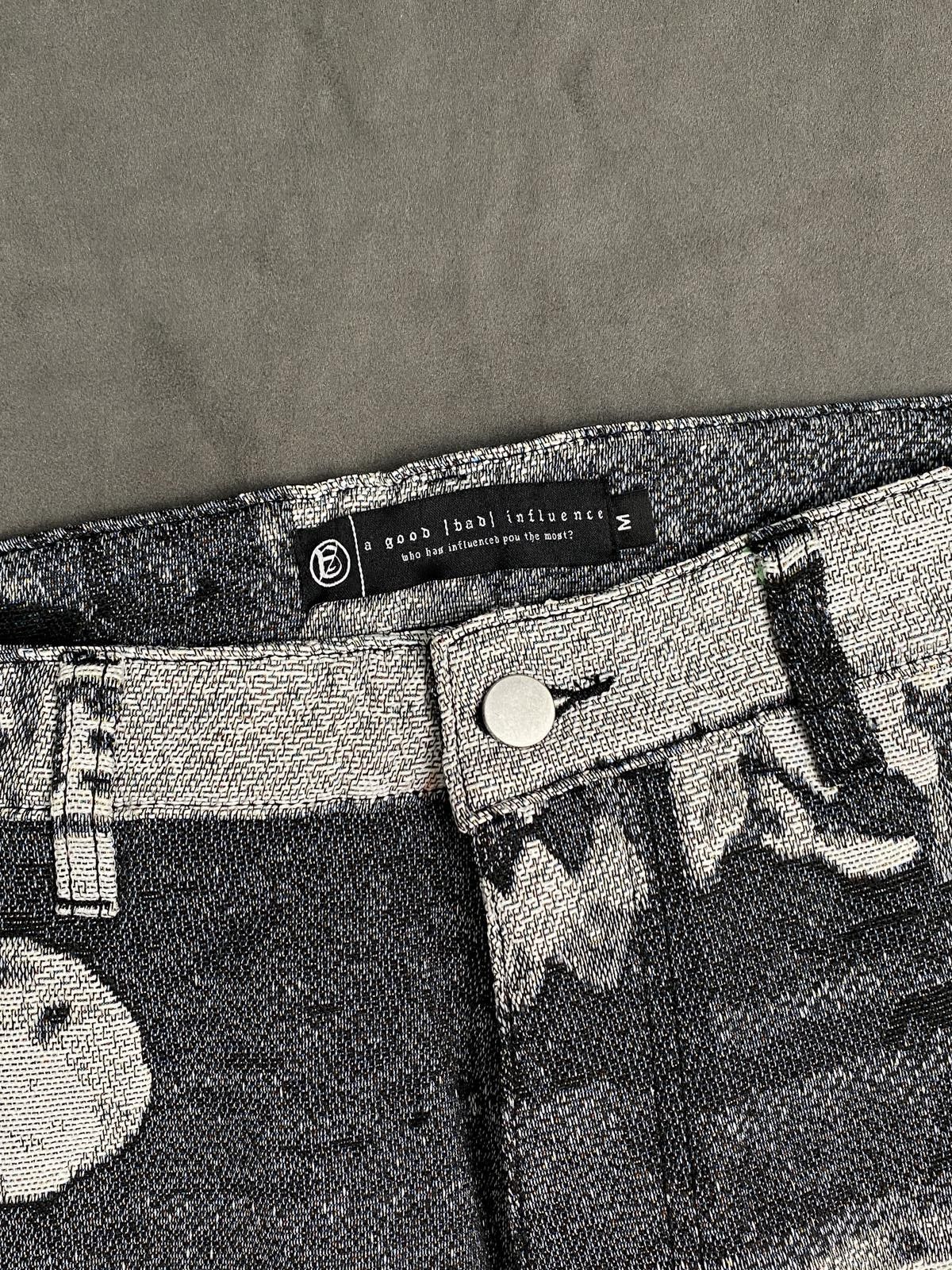 Japanese Brand Deadstock A Good Bad Influence Jacquard Flair Pants M Size US 30 / EU 46 - 2 Thumbnail