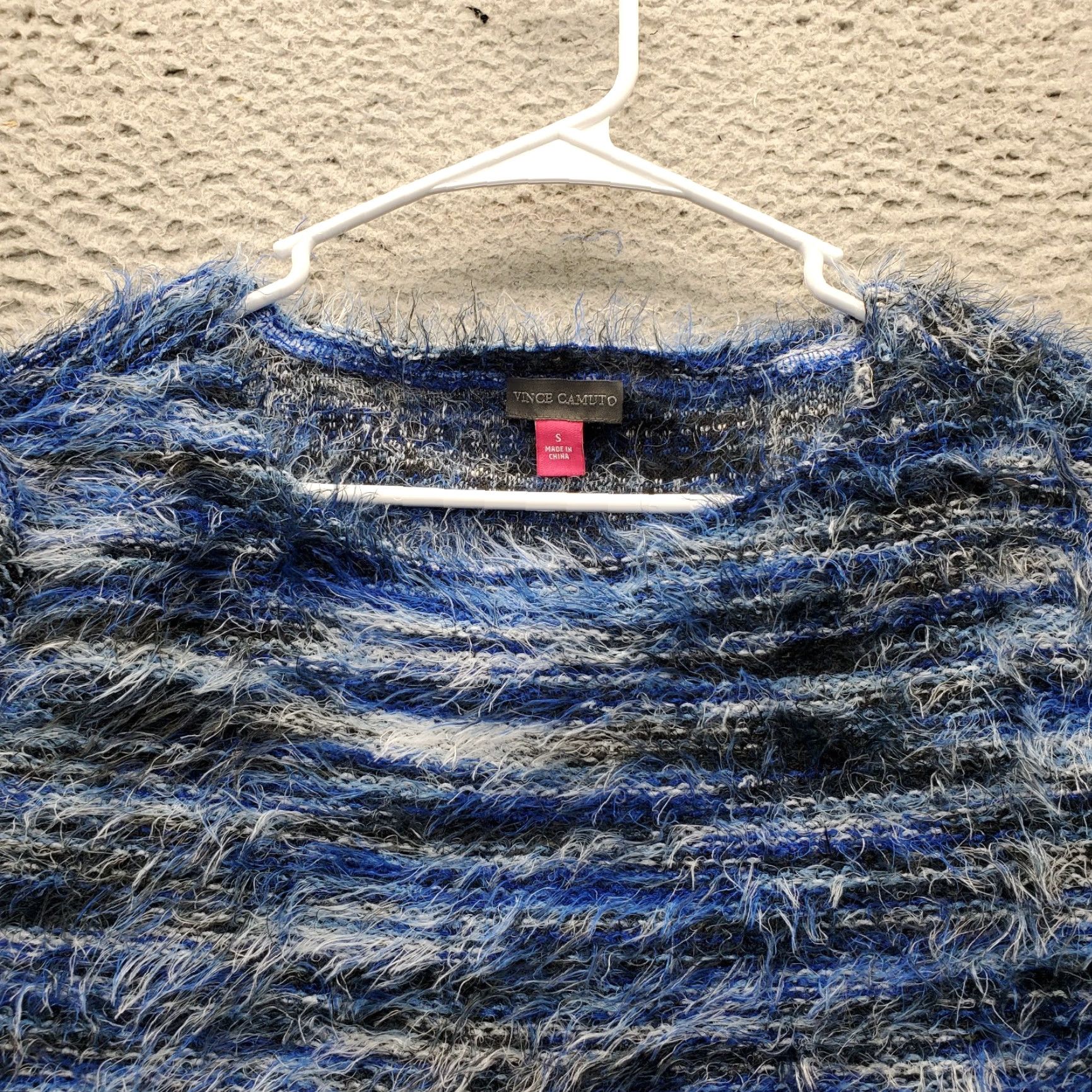 Vince Camuto Vince Camuto Sweater Womens Small Multicolor Space Dye Eyelash Long Sleeve Round Neck Size S / US 4 / IT 40 - 6 Thumbnail