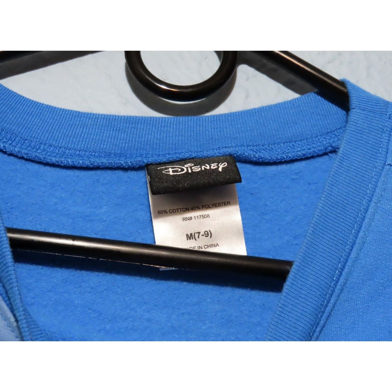 Disney Disney Stitch Women's M Blue Crew Neck Sweatshirt Size M / US 6-8 / IT 42-44 - 4 Thumbnail