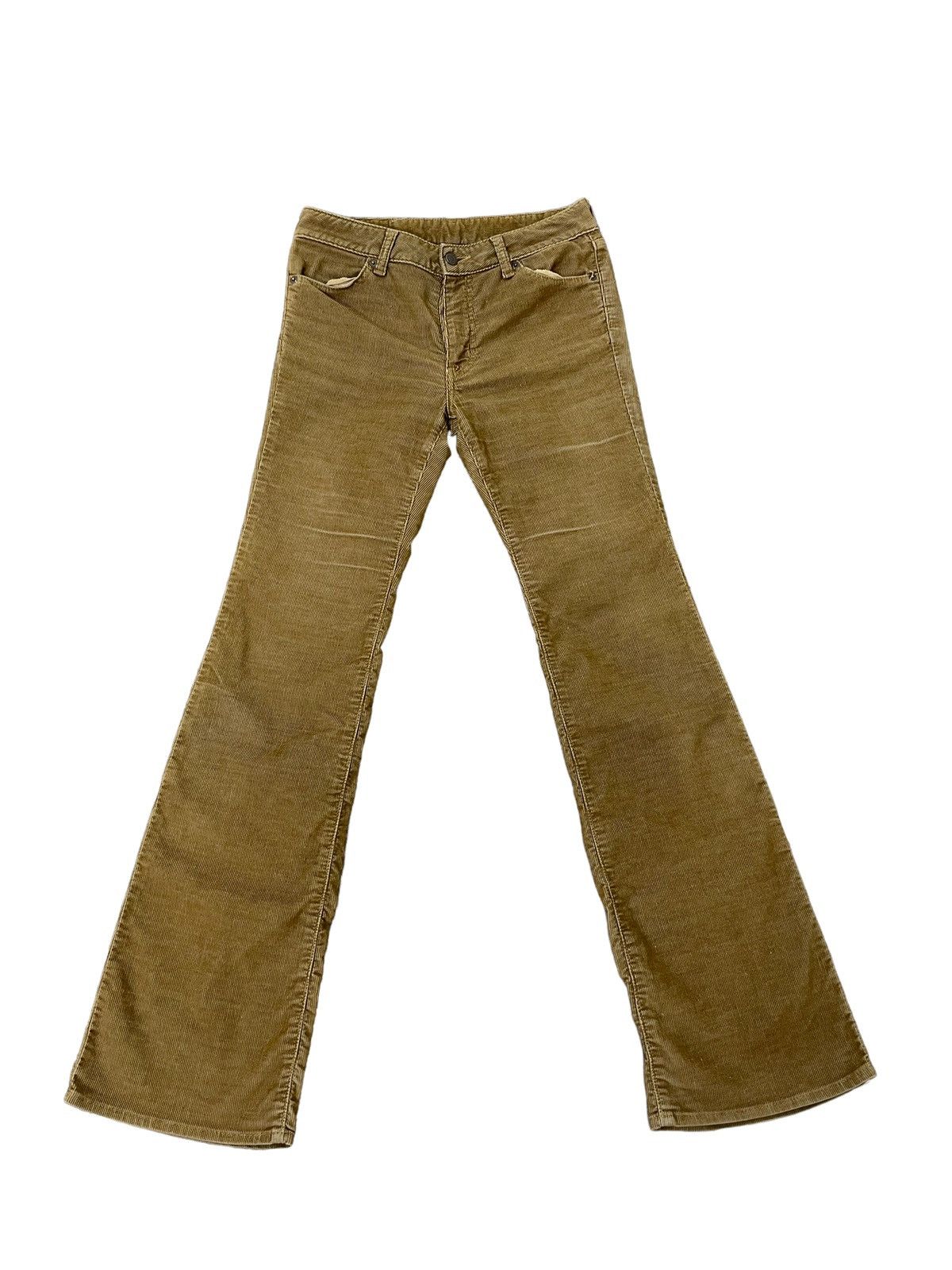 Japanese Brand Flare Jeans E.J Bobson Corduroy Stretch Slim Boot Cut 7🟦9 Size US 28 / EU 44 - 2 Thumbnail