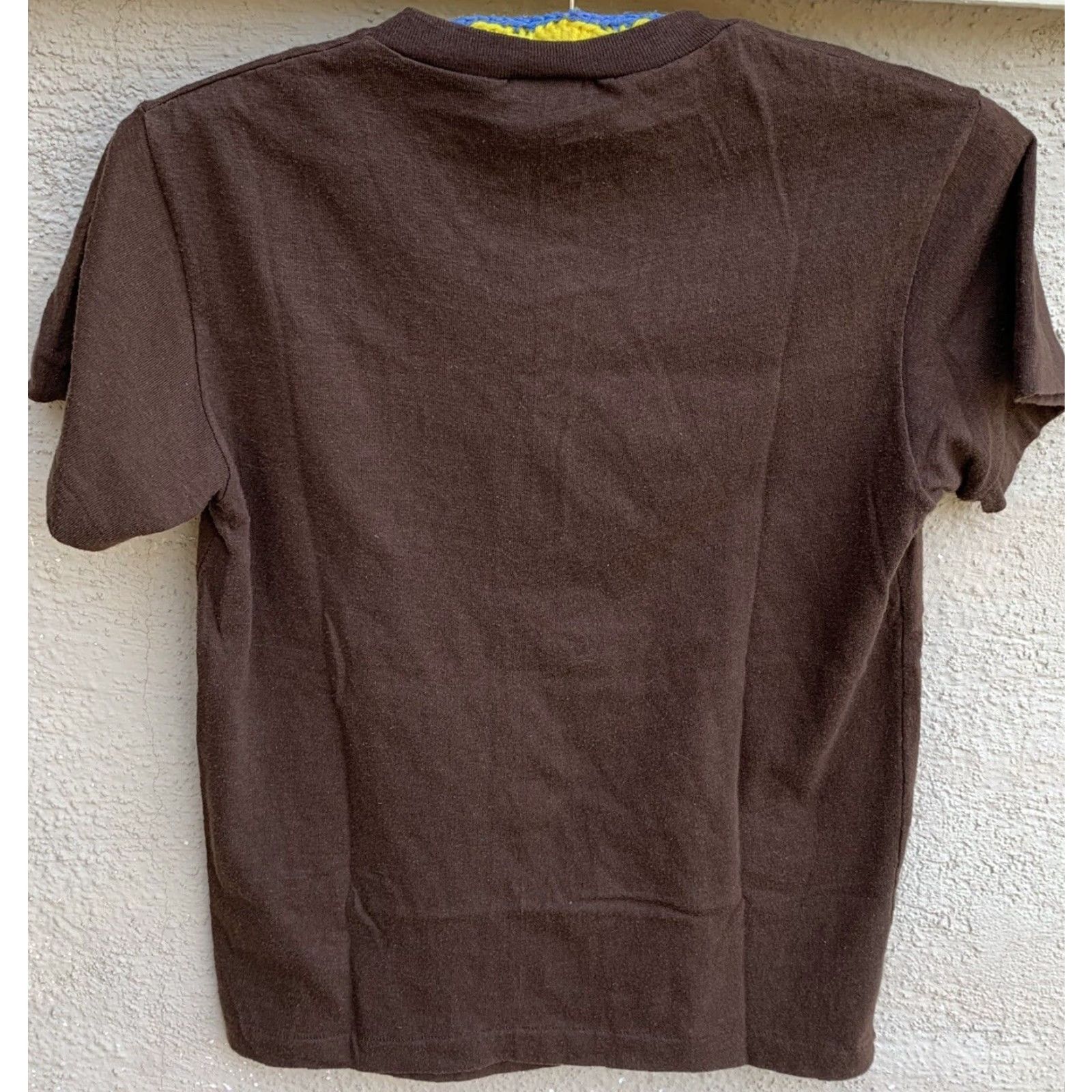 Vintage VINTAGE Enco Originals Sun Valley T Shirt Men's M Brown Graphic Tee 1980s Single Stitch Made In USA Ski Snow Sportswear/Beach Size US M / EU 48-50 / 2 - 3 Thumbnail