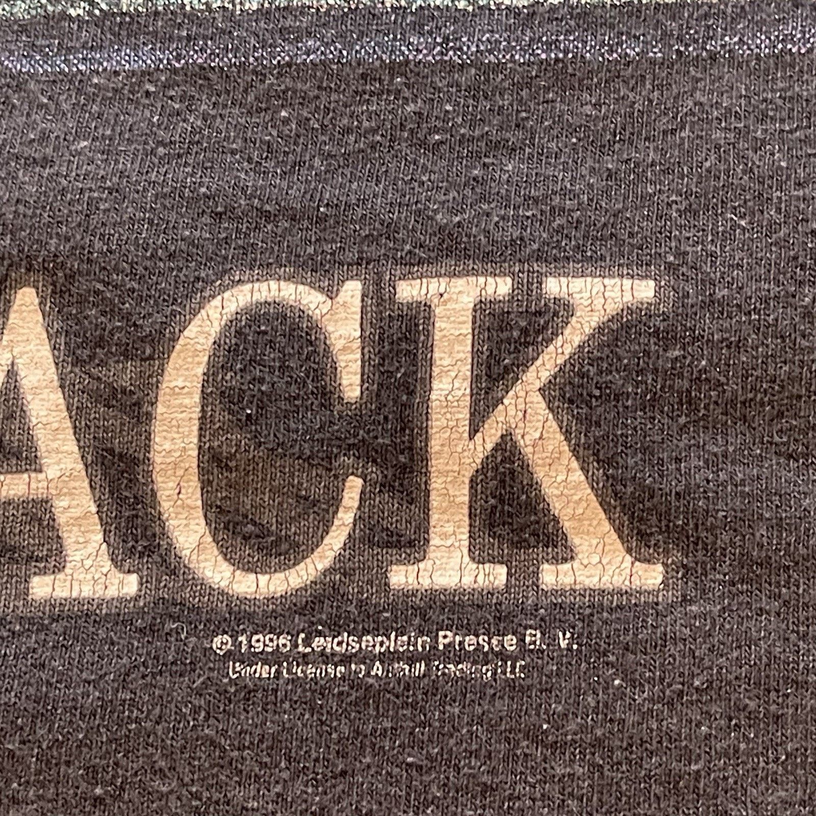 Vintage 96 AC/DC BACK IN BLACK DOUBLE SIDED ALBUM T-SHIRT VTG Fits L Size US L / EU 52-54 / 3 - 5 Thumbnail