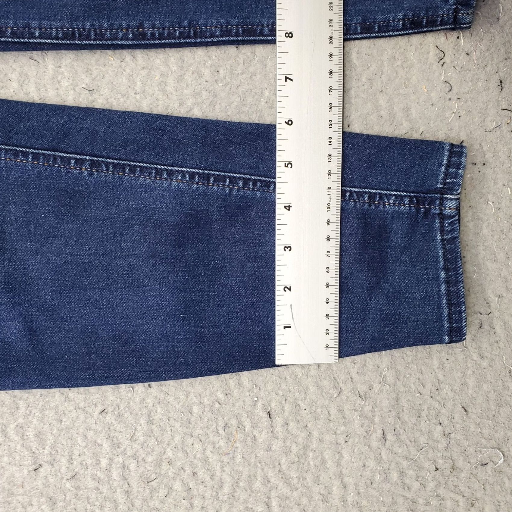Talbots Talbots Women Jeans 6 Blue Denim Five Pocket Jegging Stretch Regular Waist 27.25 Inseam Vintage No Size 28" / US 6 / IT 42 - 5 Thumbnail