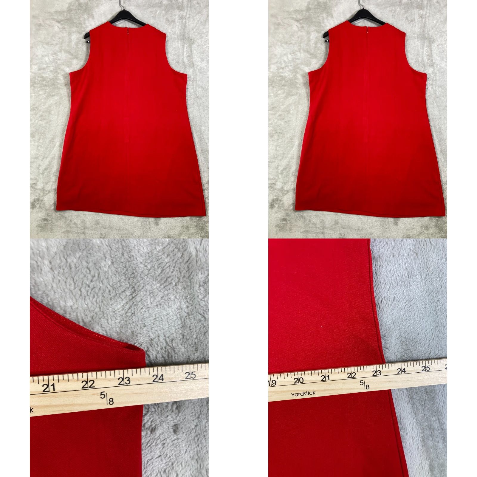 Express **Red Women's Express 2XL Shift Dress Zip Lined Scoop Neck** User: Red Women's Express 2XL Shift Dress Zip Lined Scoop Neck Size XXL / US 16-18 / IT 52-54 - 8 Thumbnail