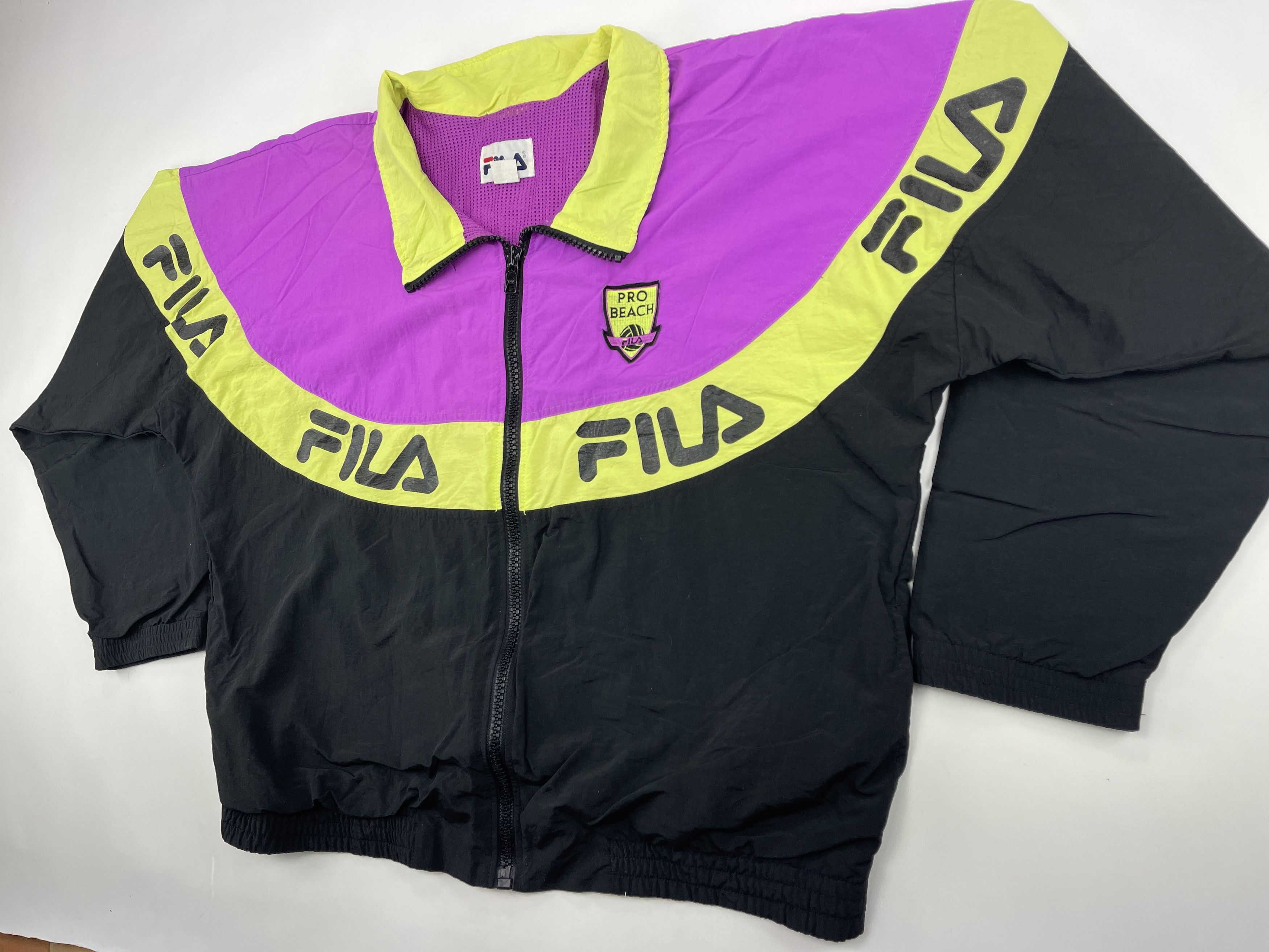 Fila FILA jacket, vintage windbreaker, 90s hip hop 1990s size XL Size US XL / EU 56 / 4 - 8 Thumbnail