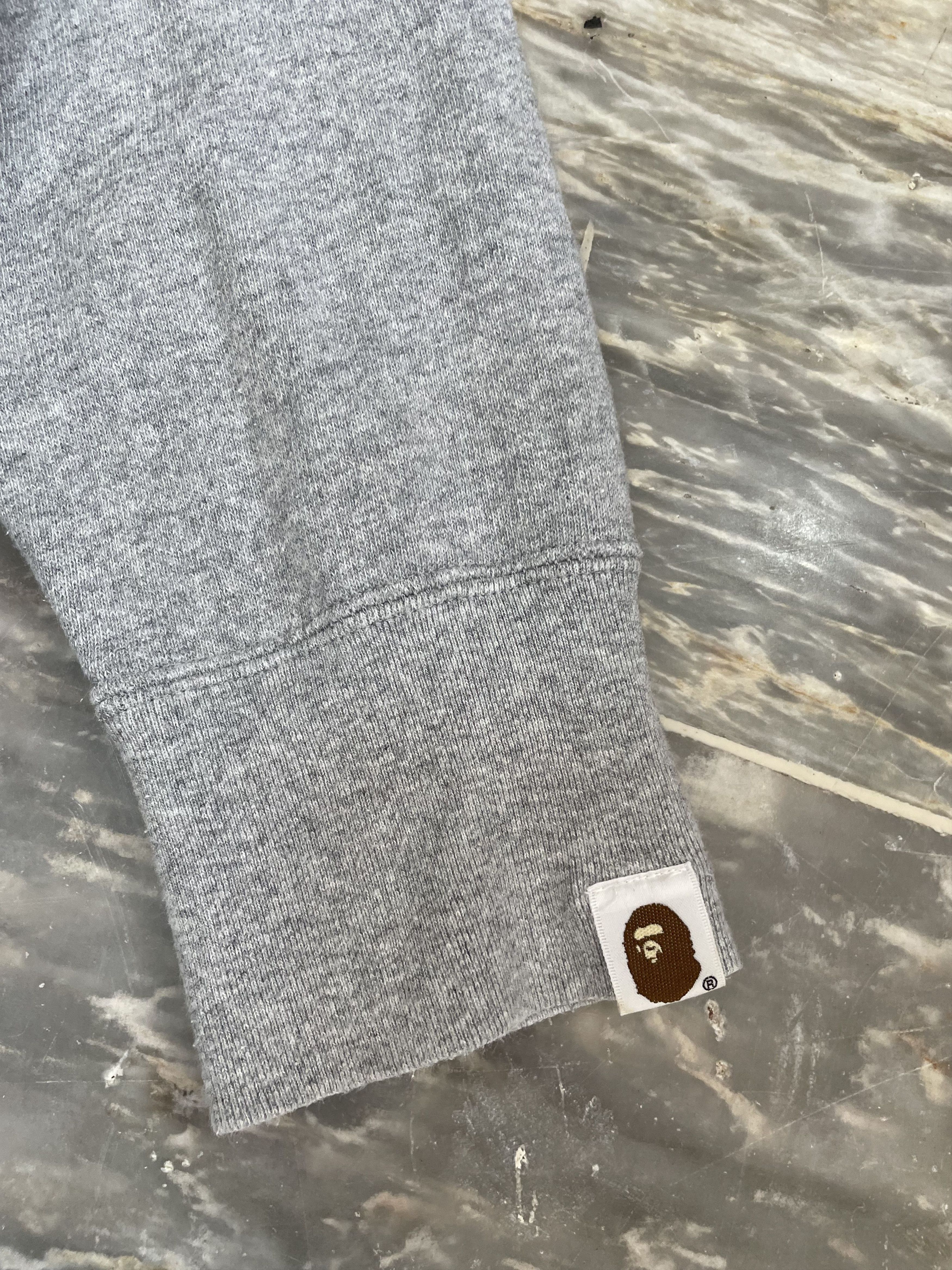 Bape × Nigo OG Bape Classic Bapesta Cursive Spellout Pullover Size US M / EU 48-50 / 2 - 3 Thumbnail