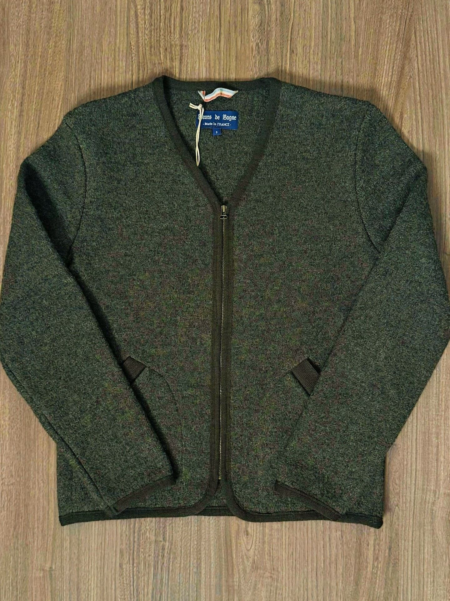 Other Fleurs De Bagne Collarless Wool Vintage Sweater Size US S / EU 44-46 / 1 - 1 Thumbnail