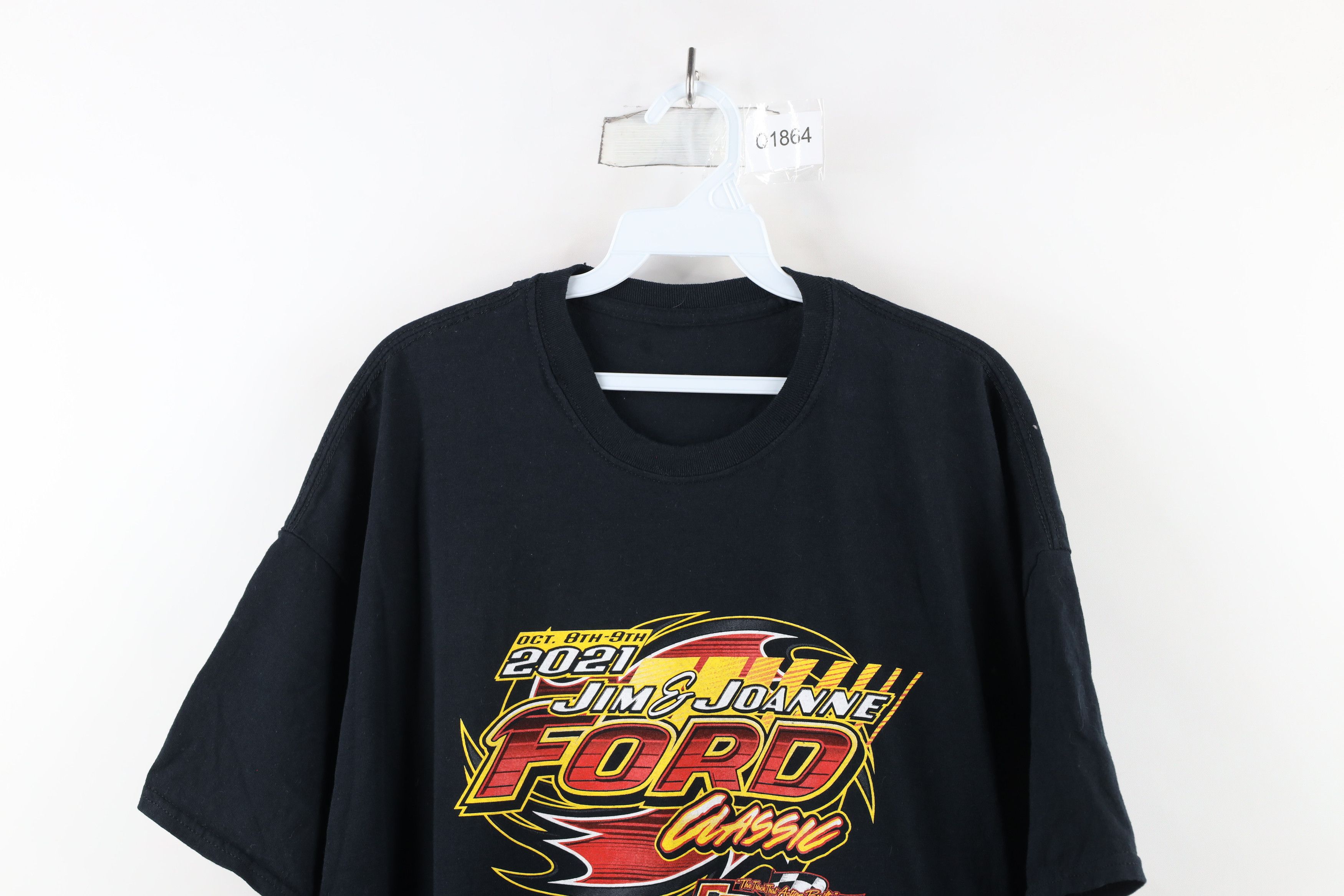 Vintage Y2K Streetwear Speedway Joanne Ford Classic Racing T-Shirt Size US XXL / EU 58 / 5 - 2 Thumbnail