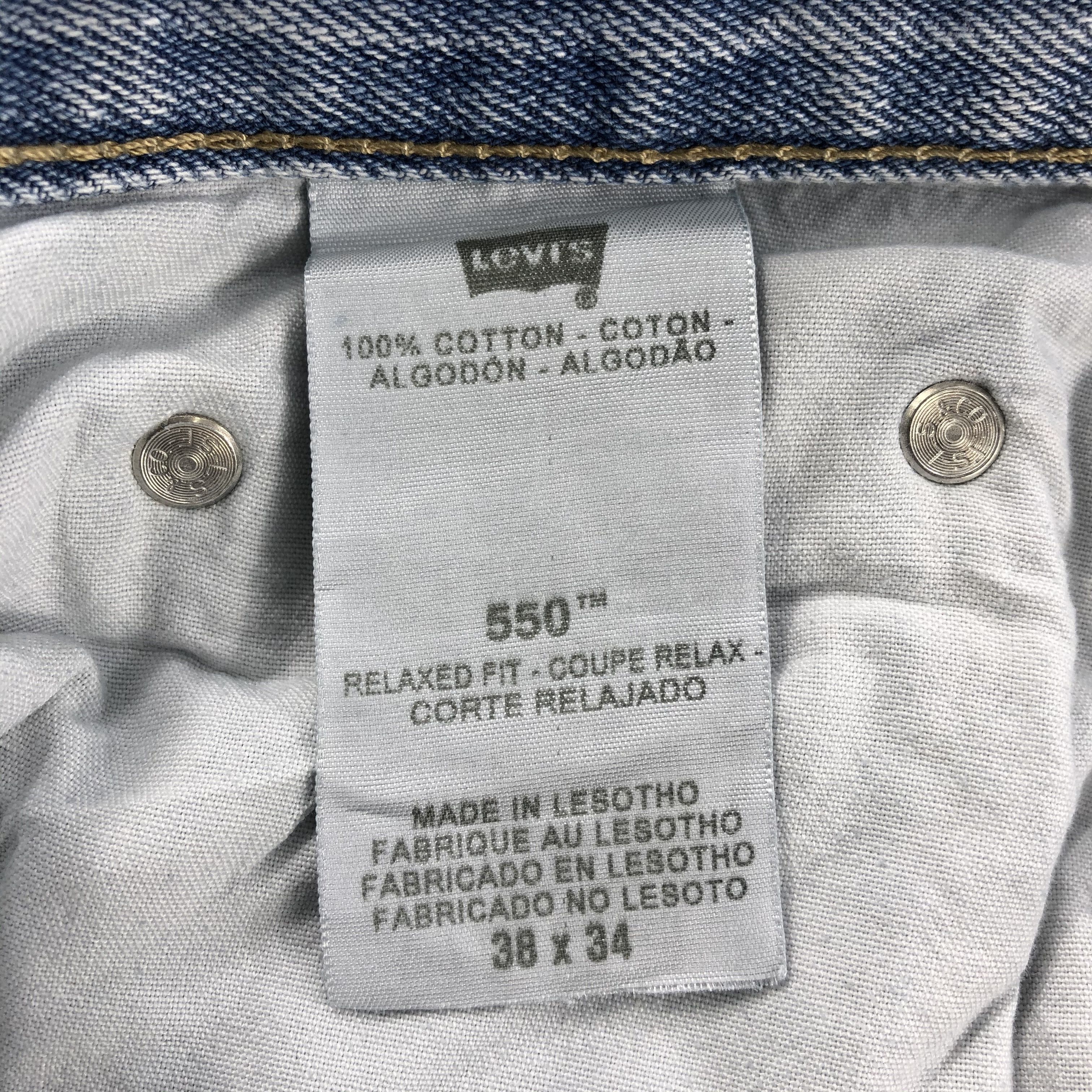 Levi's Vintage Levis 550 Jeans Relaxed Fit Denim-J1078 Size US 37 - 10 Thumbnail