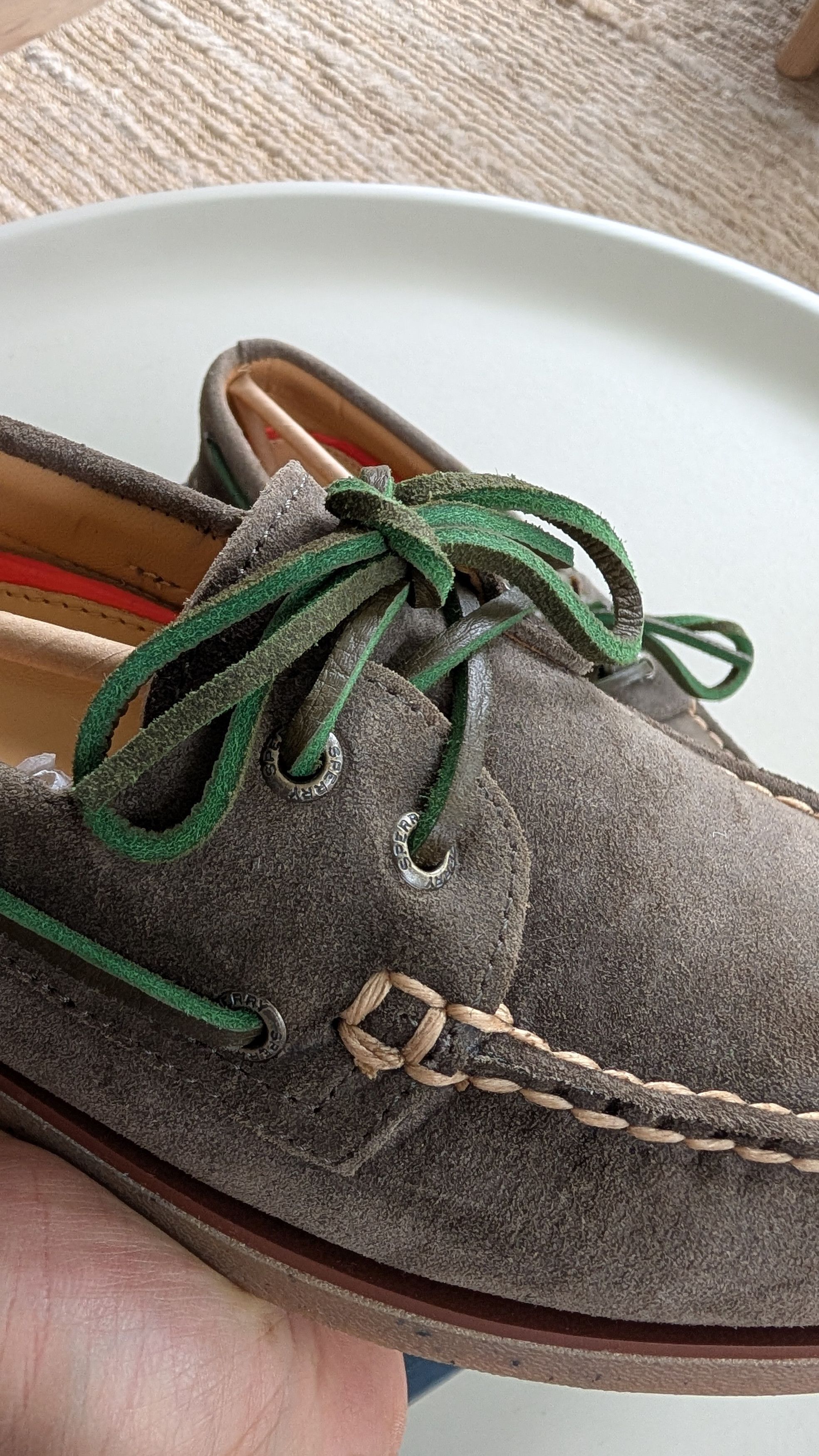 Sperry Brand New Sperry Gold Cup A/O Suede Olive - 9 Size US 9 / EU 42 - 5 Thumbnail