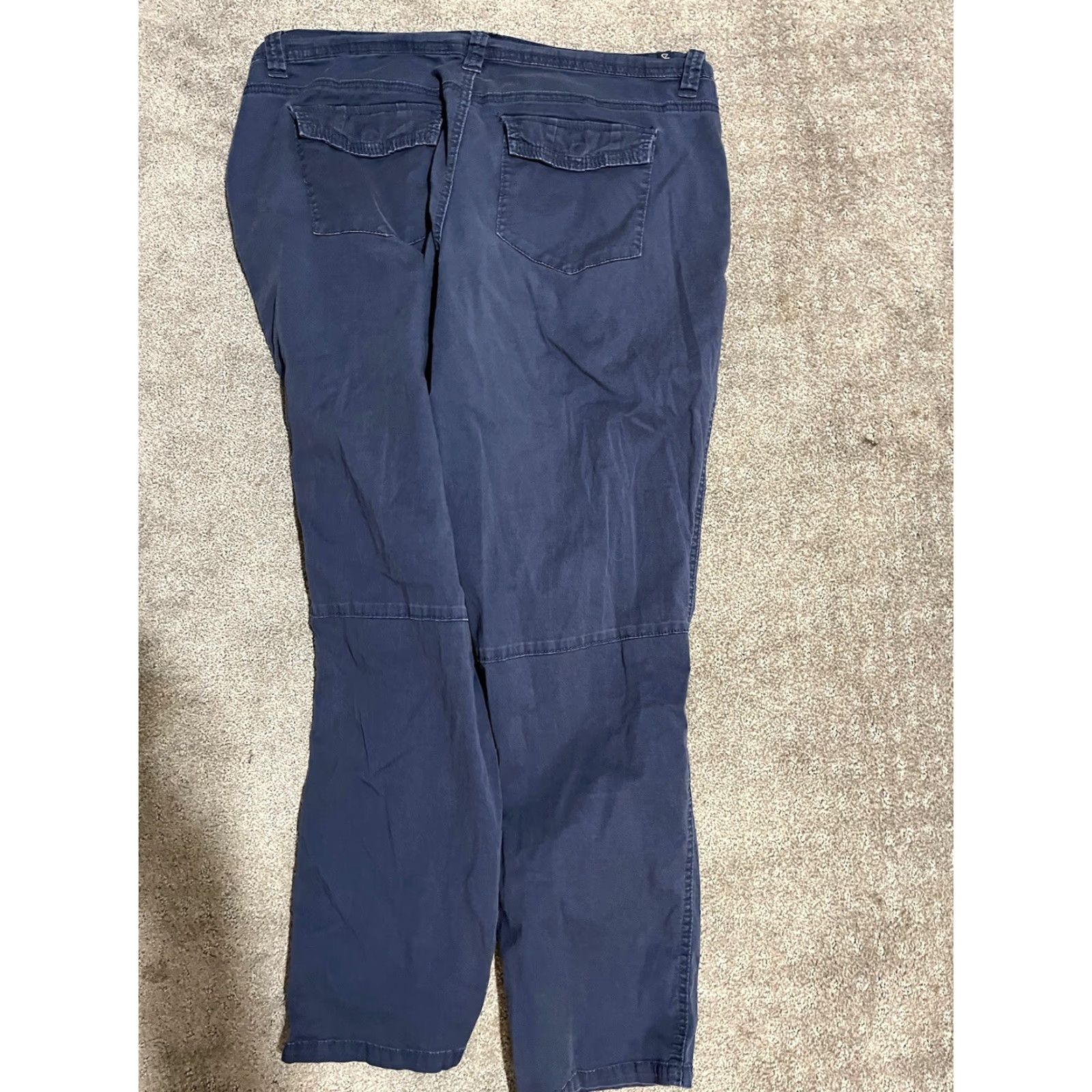 Vintage Supplies Capri Pants, Women's Regular Size 14, Navy Blue, Straight Leg, Pockets, Casual Size 36" / US 14 / IT 50 - 3 Thumbnail