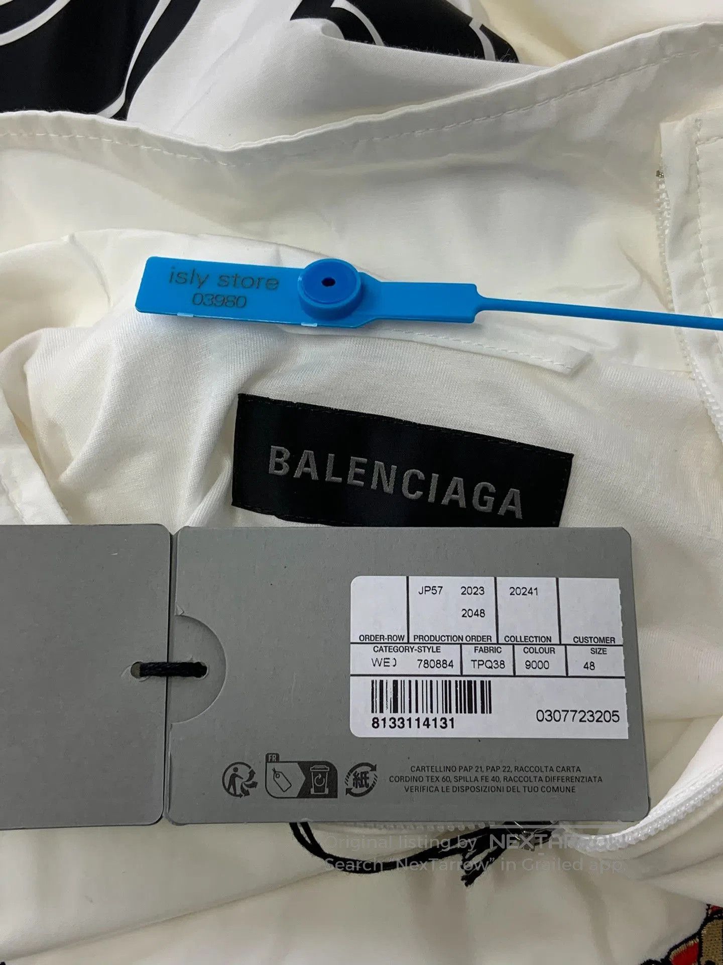 Balenciaga Balenciaga Logo Print Stand Collar Jacket Men's. Size US M / EU 48-50 / 2 - 7 Thumbnail