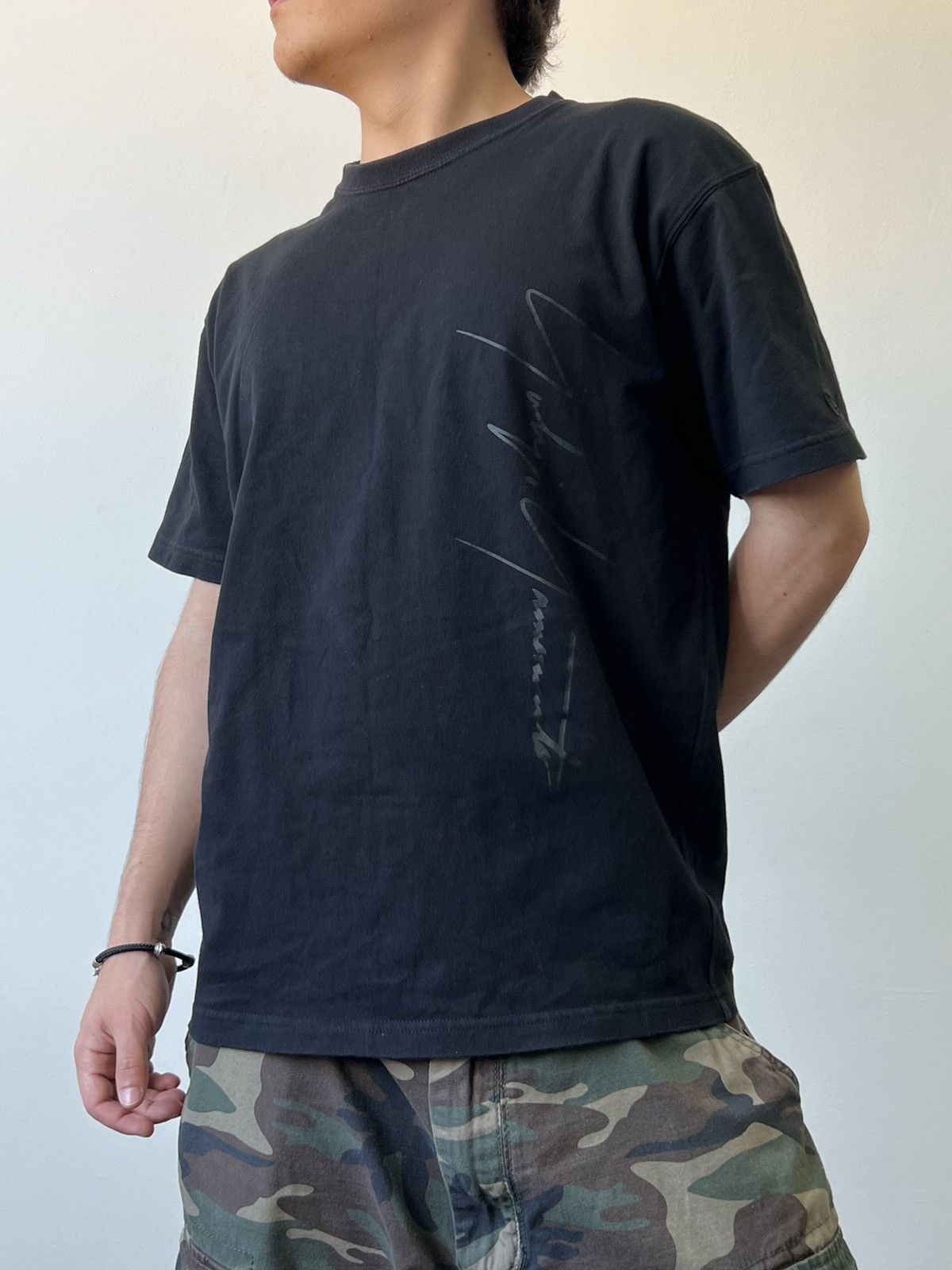 Japanese Brand × New Era × Yohji Yamamoto Yohji Yamamoto x New Era Yohji logo tee Size US M / EU 48-50 / 2 - 1 Thumbnail