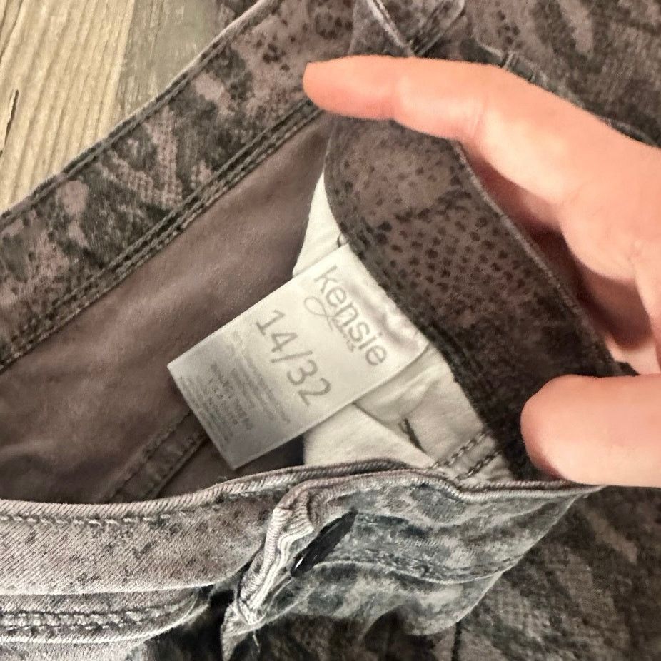 Other kenzie jeans gray snakeskin jeans Size 36" / US 14 / IT 50 - 3 Thumbnail