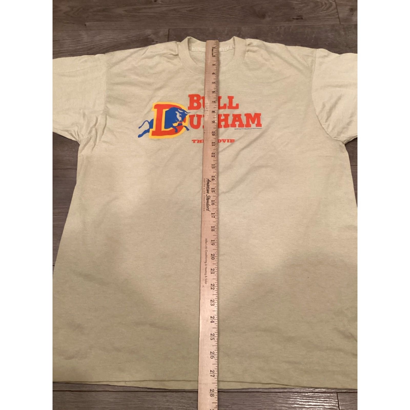 Vintage VINTAGE Bull Durham Classic Baseball Screen Stars Tag Size XL Shirt Mens Brown Short Sleeve Basic Tee XL Size US XL / EU 56 / 4 - 5 Thumbnail