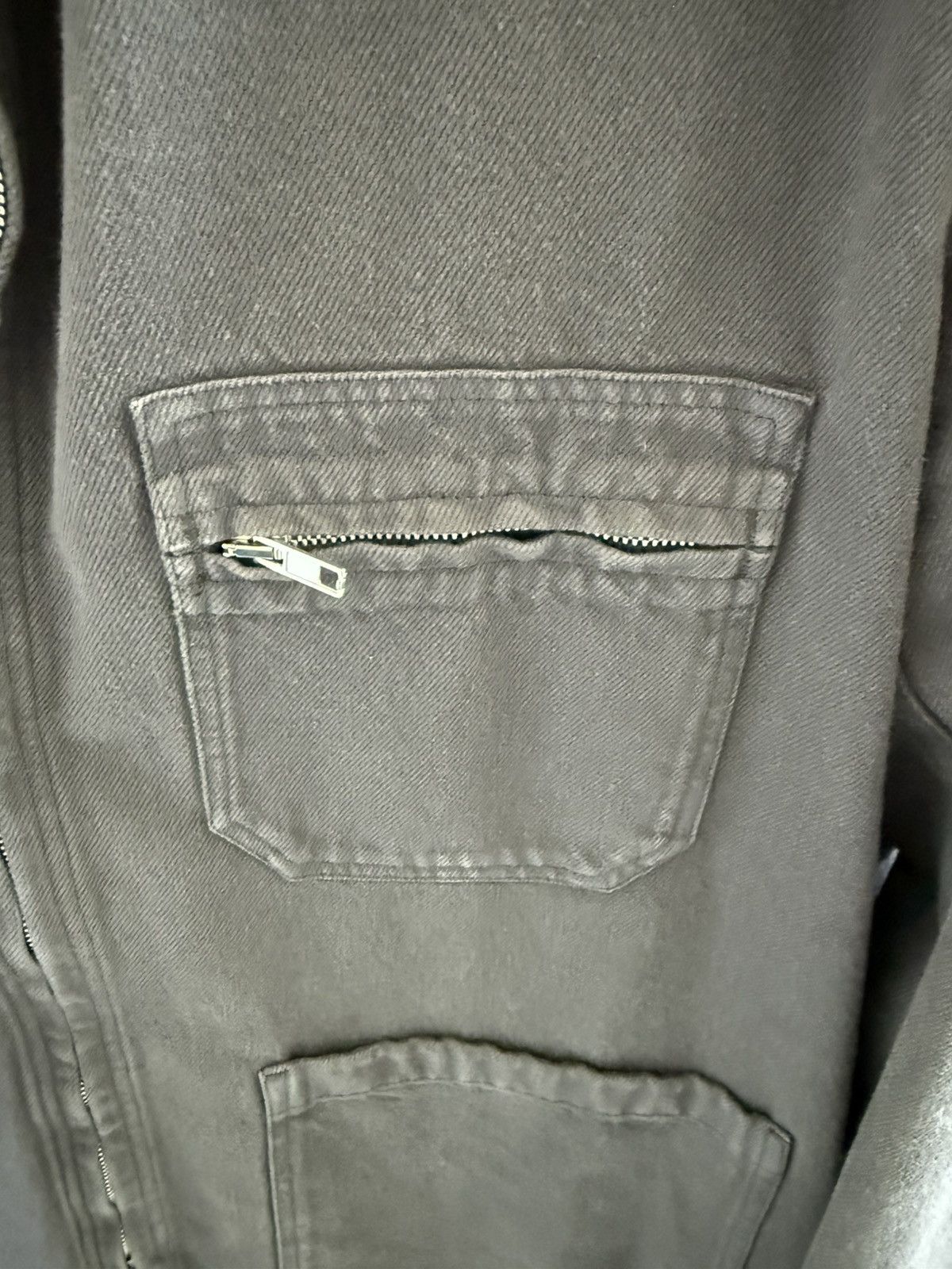 A.P.C. Denim Chore Jacket in Washed Black Size US L / EU 52-54 / 3 - 3 Thumbnail